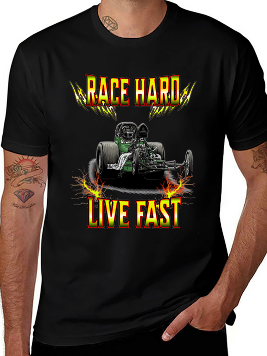 Race Hard Live Fast Graphic T-Shirt