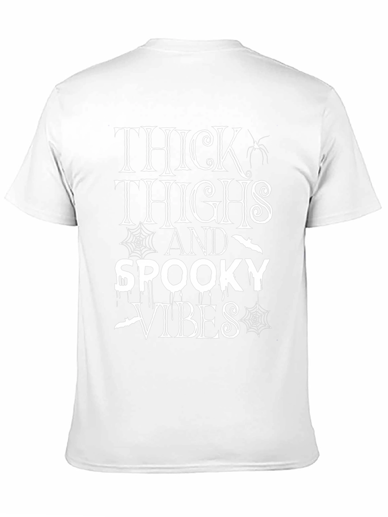 Thick Thighs and Spooky Vibes Halloween T-Shirt