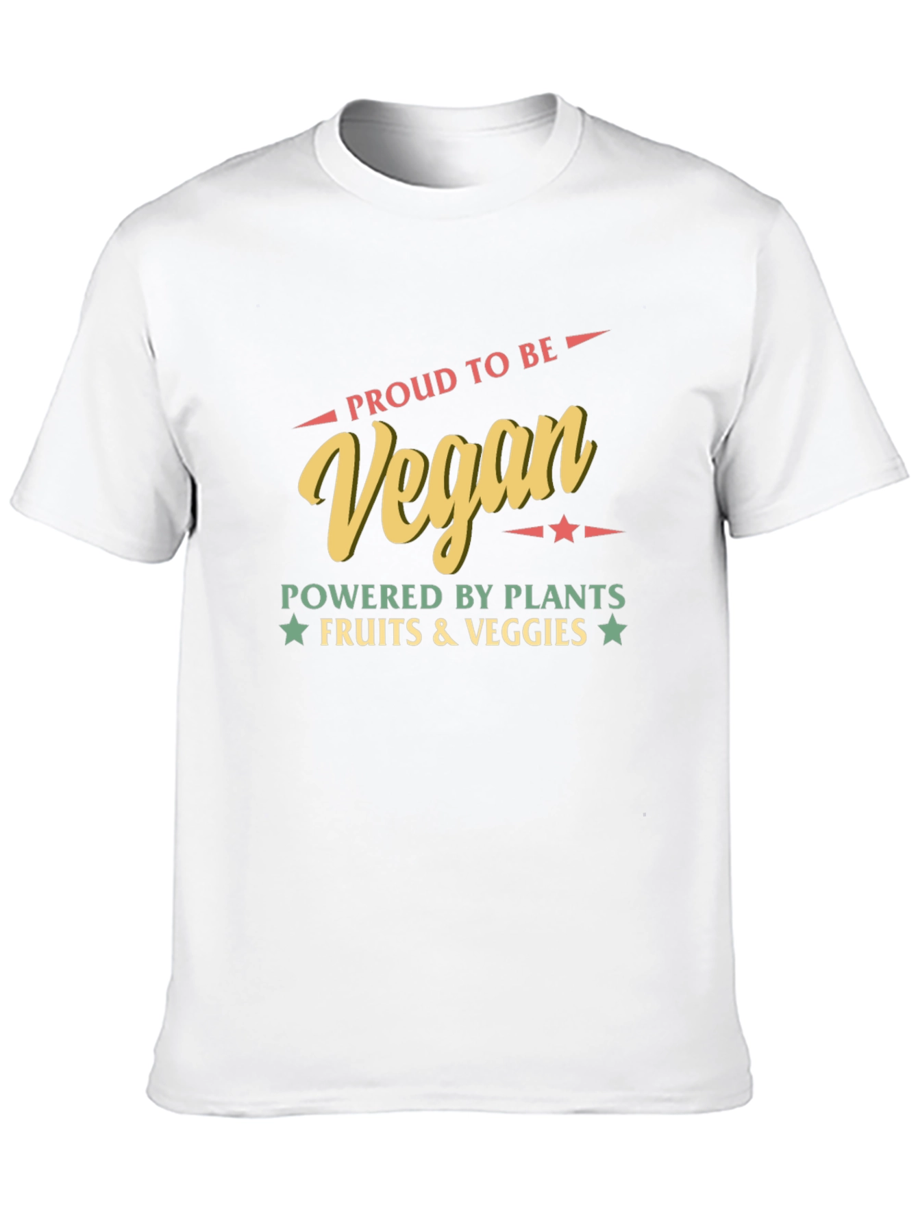 Proud to Be Vegan T-Shirt - Powered by Plants