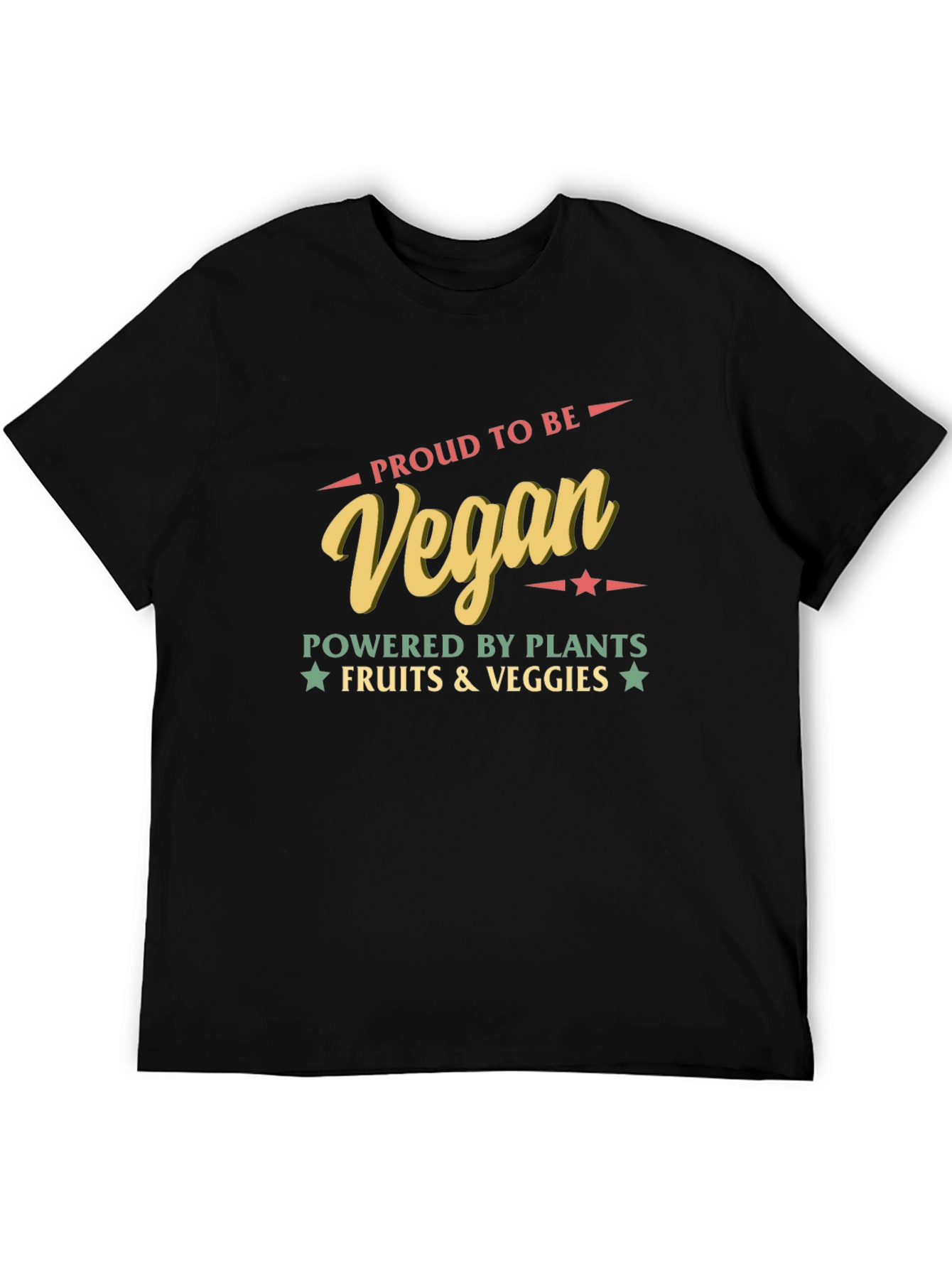 Proud to Be Vegan T-Shirt - Powered by Plants
