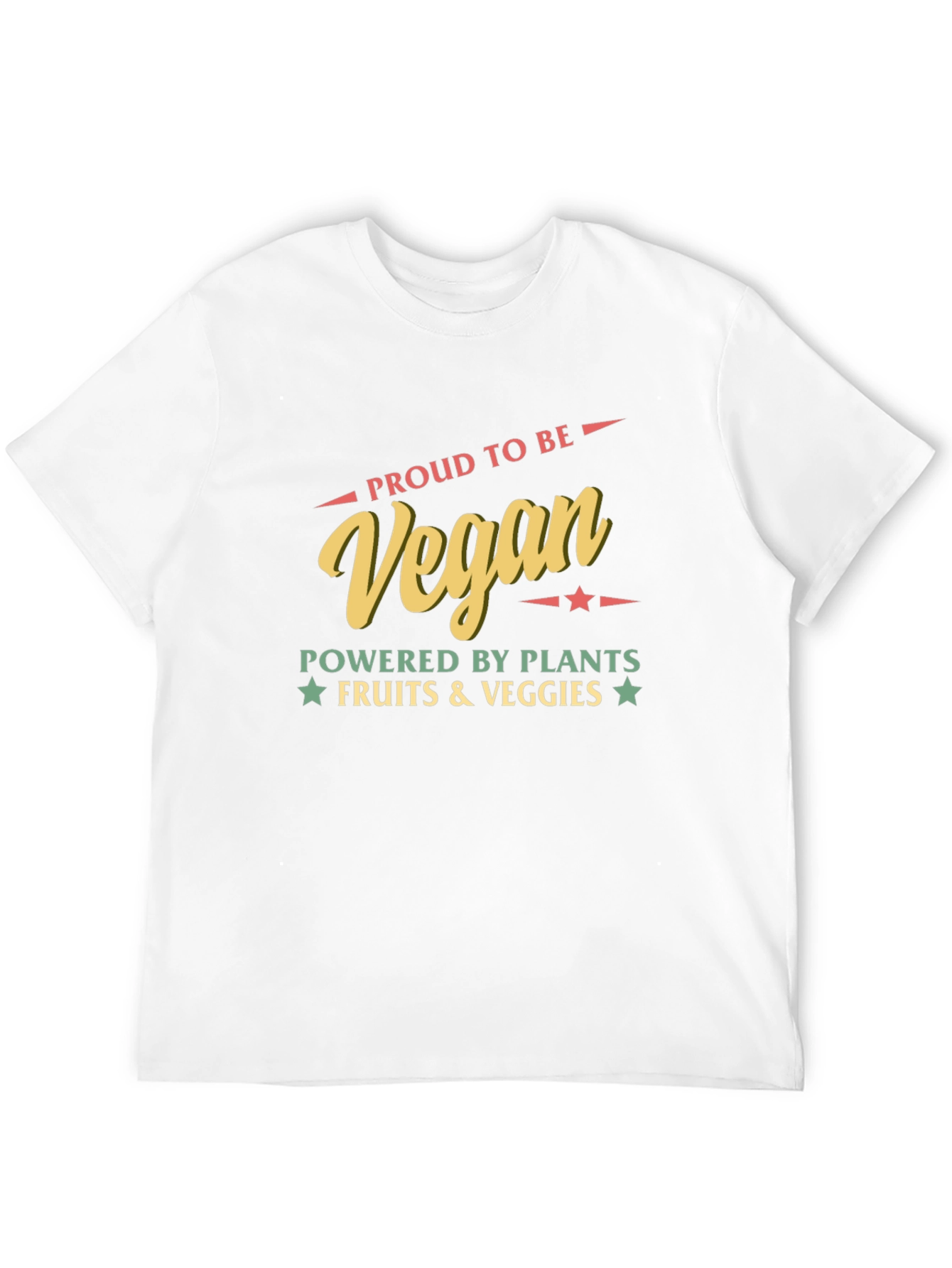 Proud to Be Vegan T-Shirt - Powered by Plants