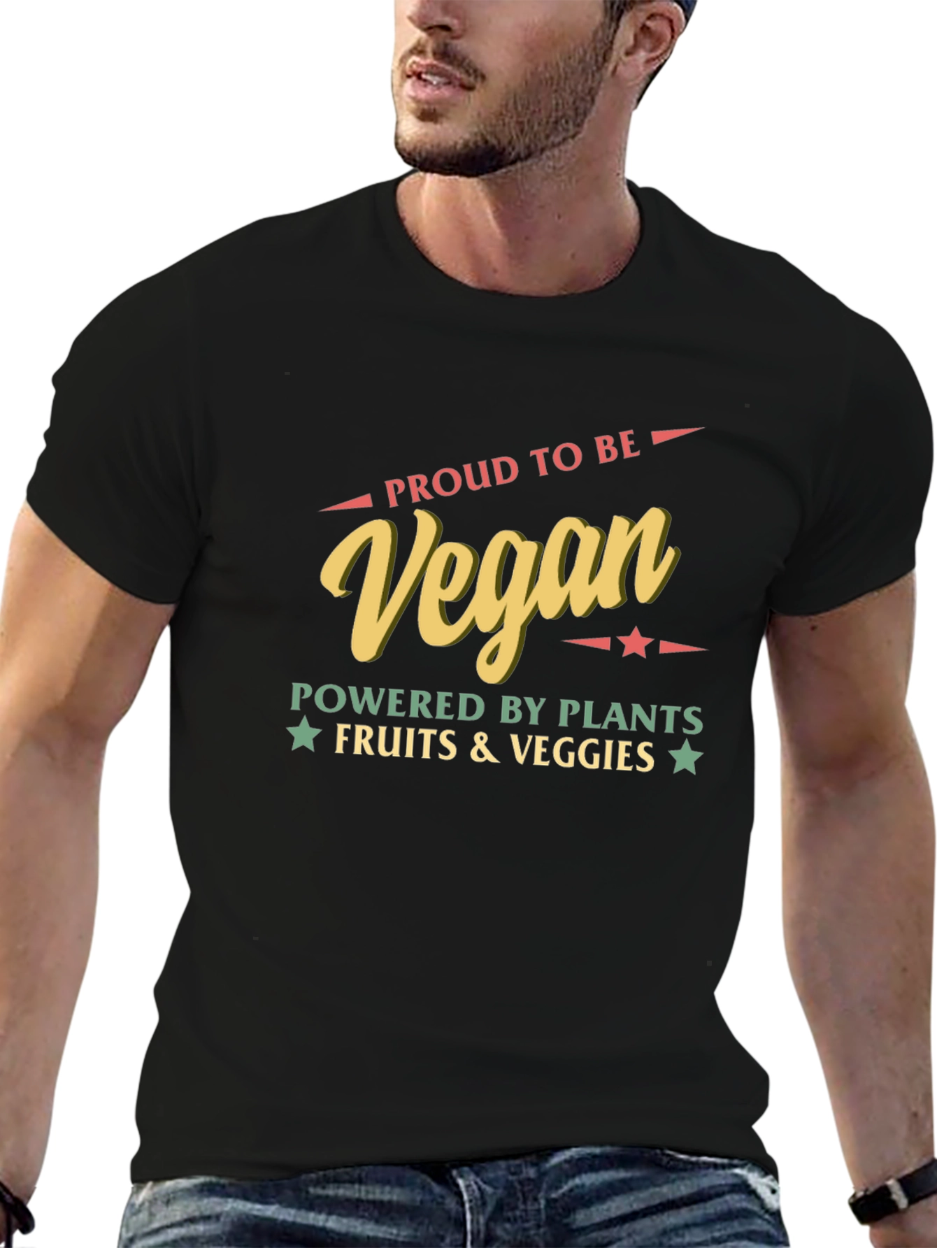 Proud to Be Vegan T-Shirt - Powered by Plants