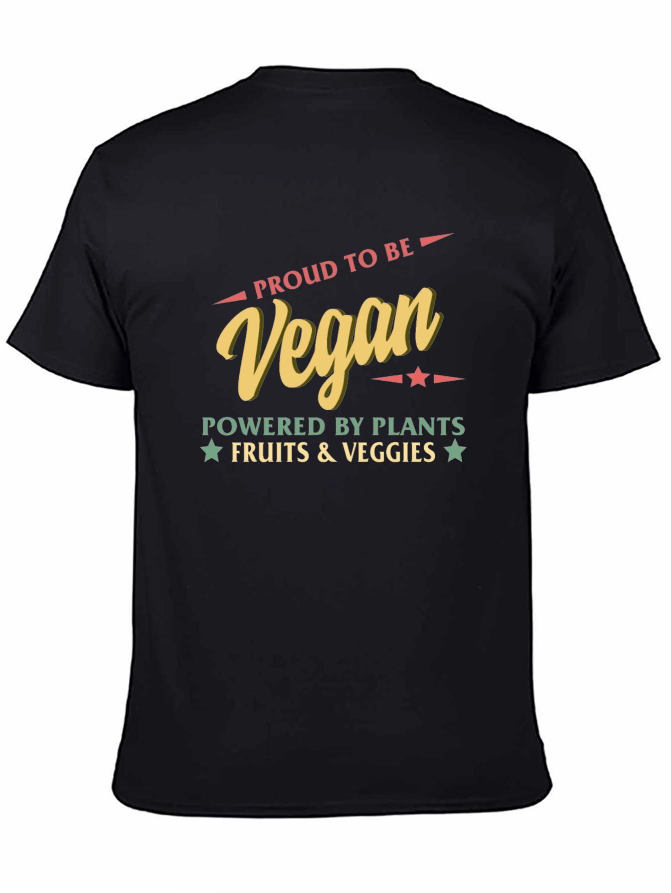 Proud to Be Vegan T-Shirt - Powered by Plants