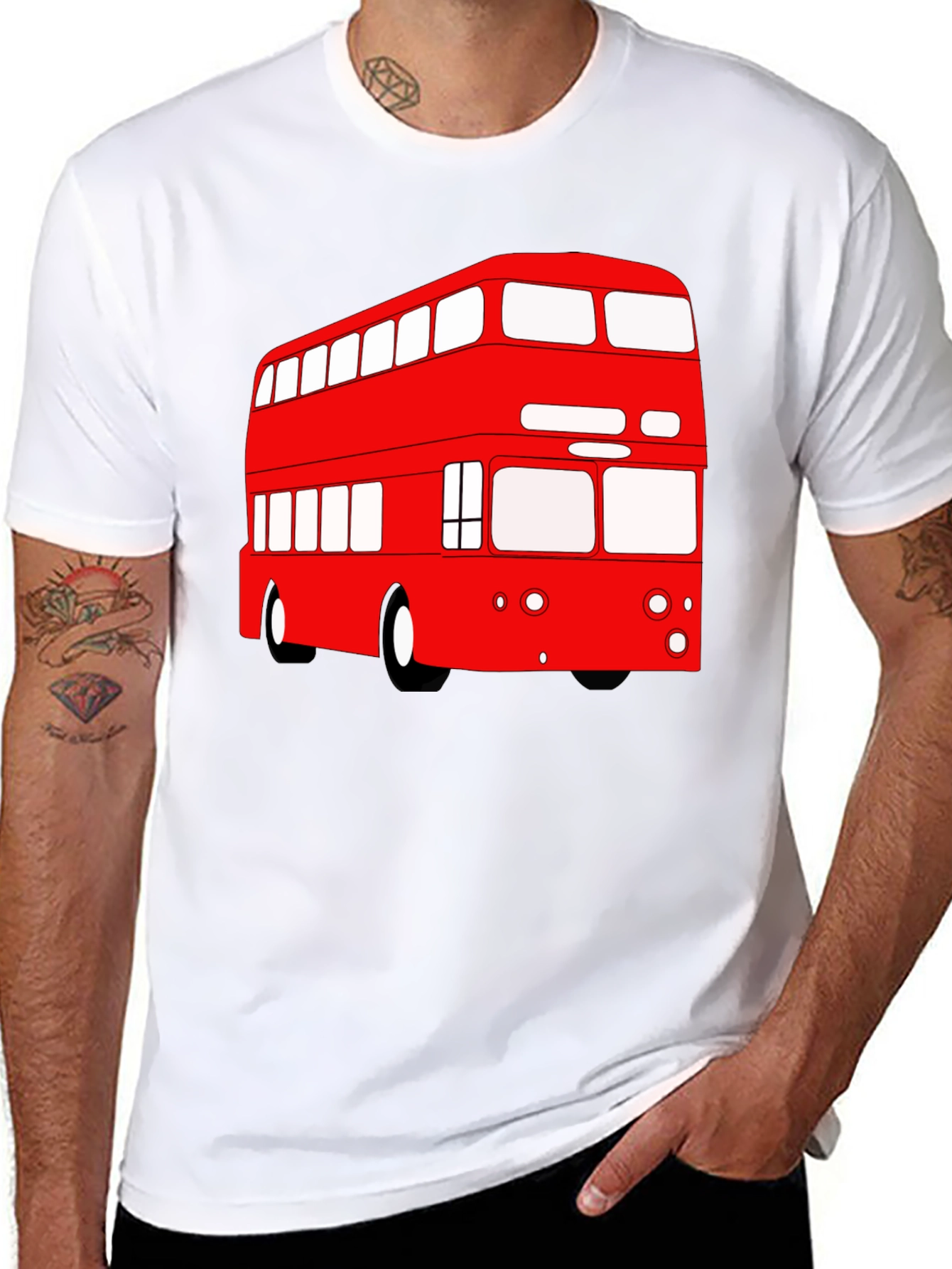 London Bus T-Shirt - Retro Style