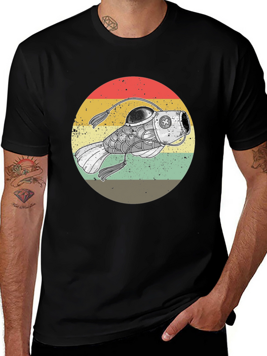 Steampunk Anglerfish Retro T-Shirt