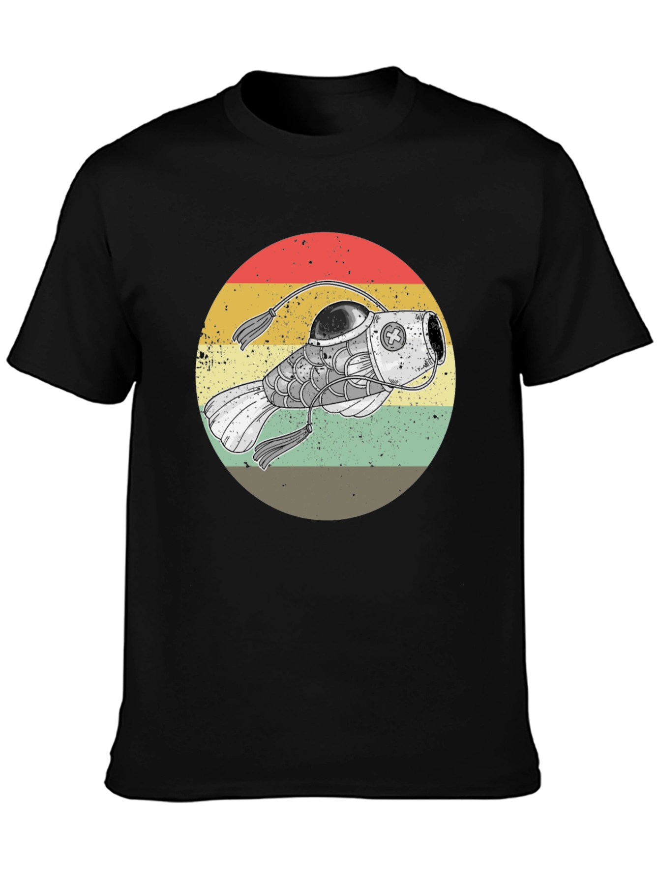 Steampunk Anglerfish Retro T-Shirt