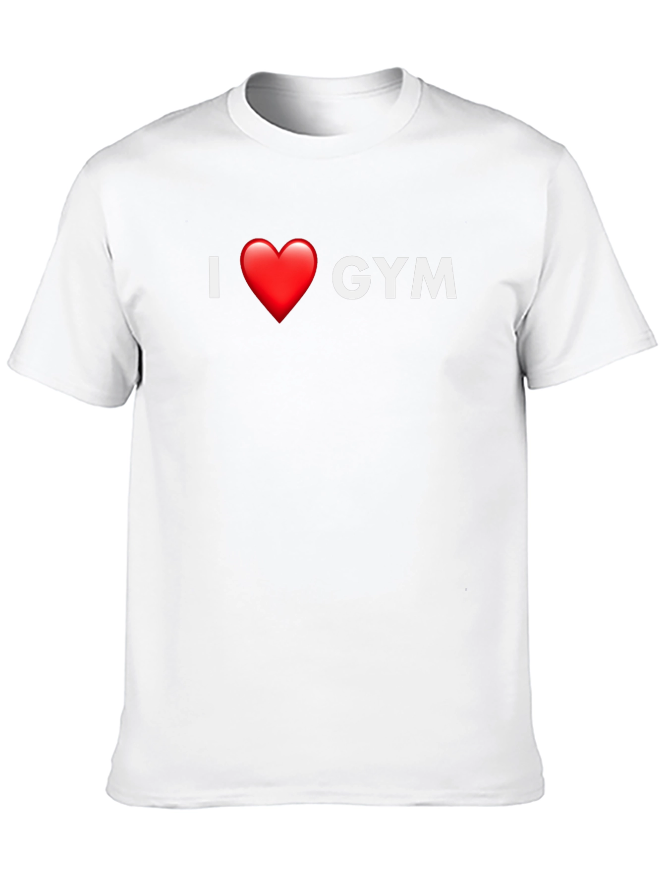 I Heart Gym T-Shirt - Comfortable Cotton Tee