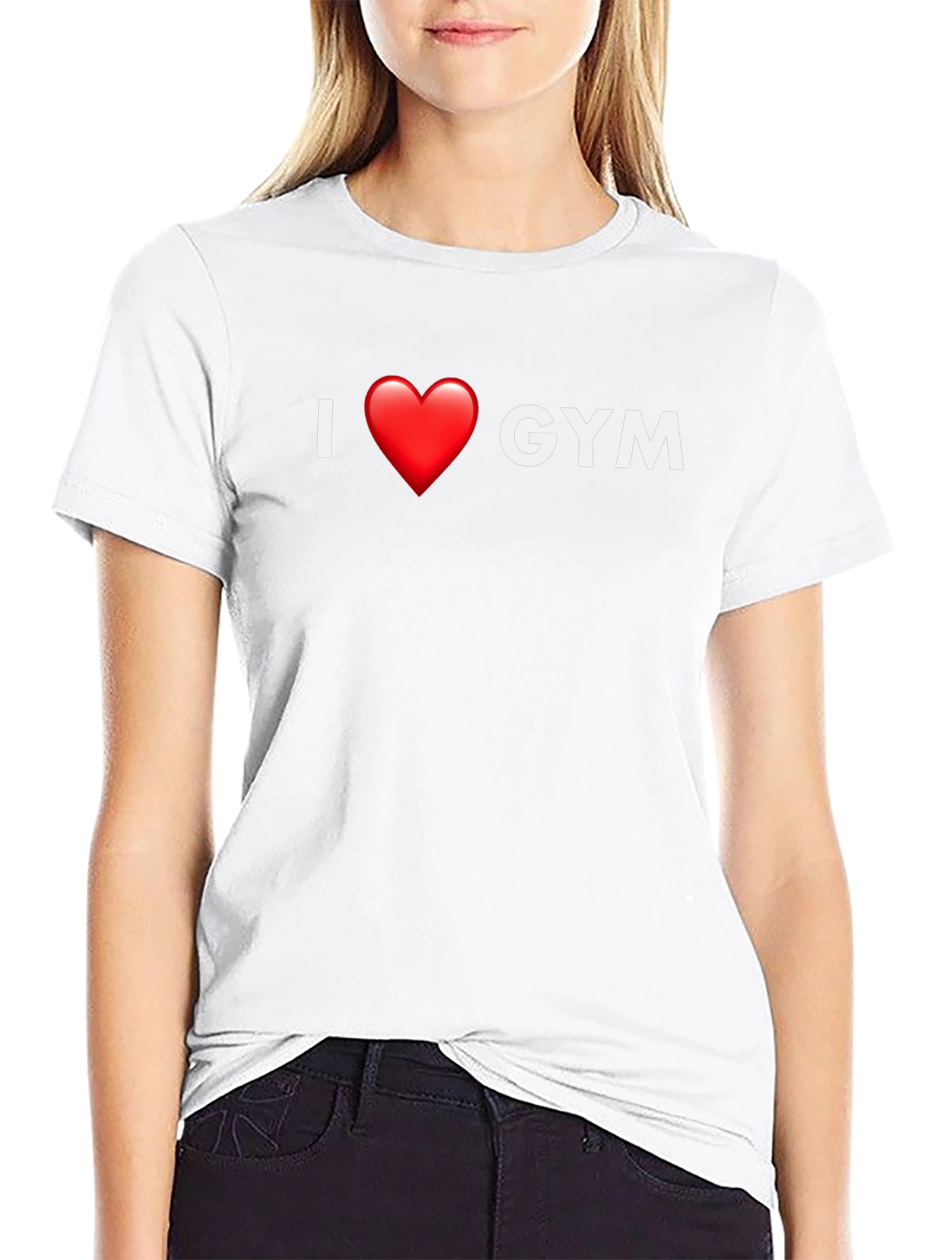 I Heart Gym T-Shirt - Comfortable Cotton Tee