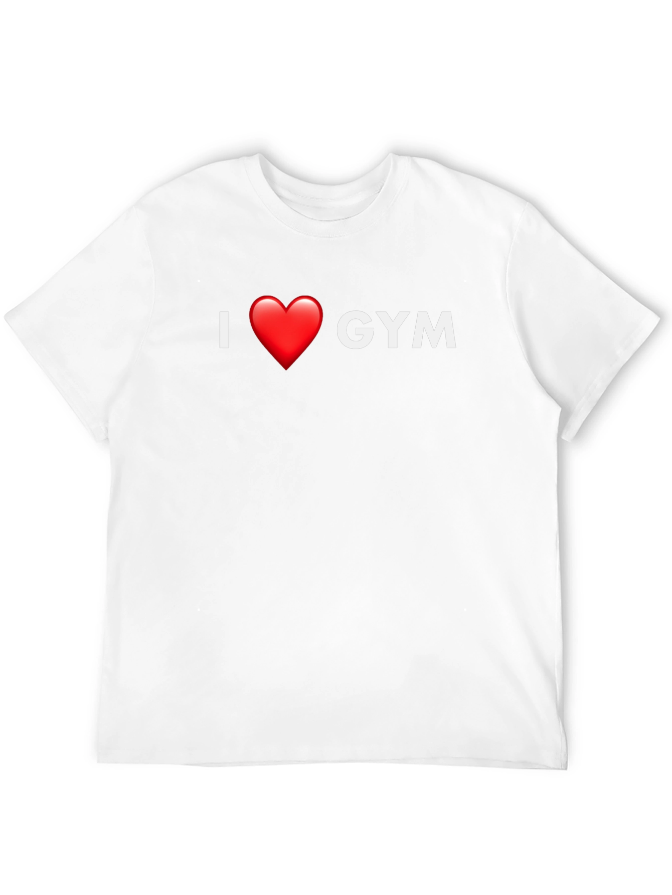 I Heart Gym T-Shirt - Comfortable Cotton Tee
