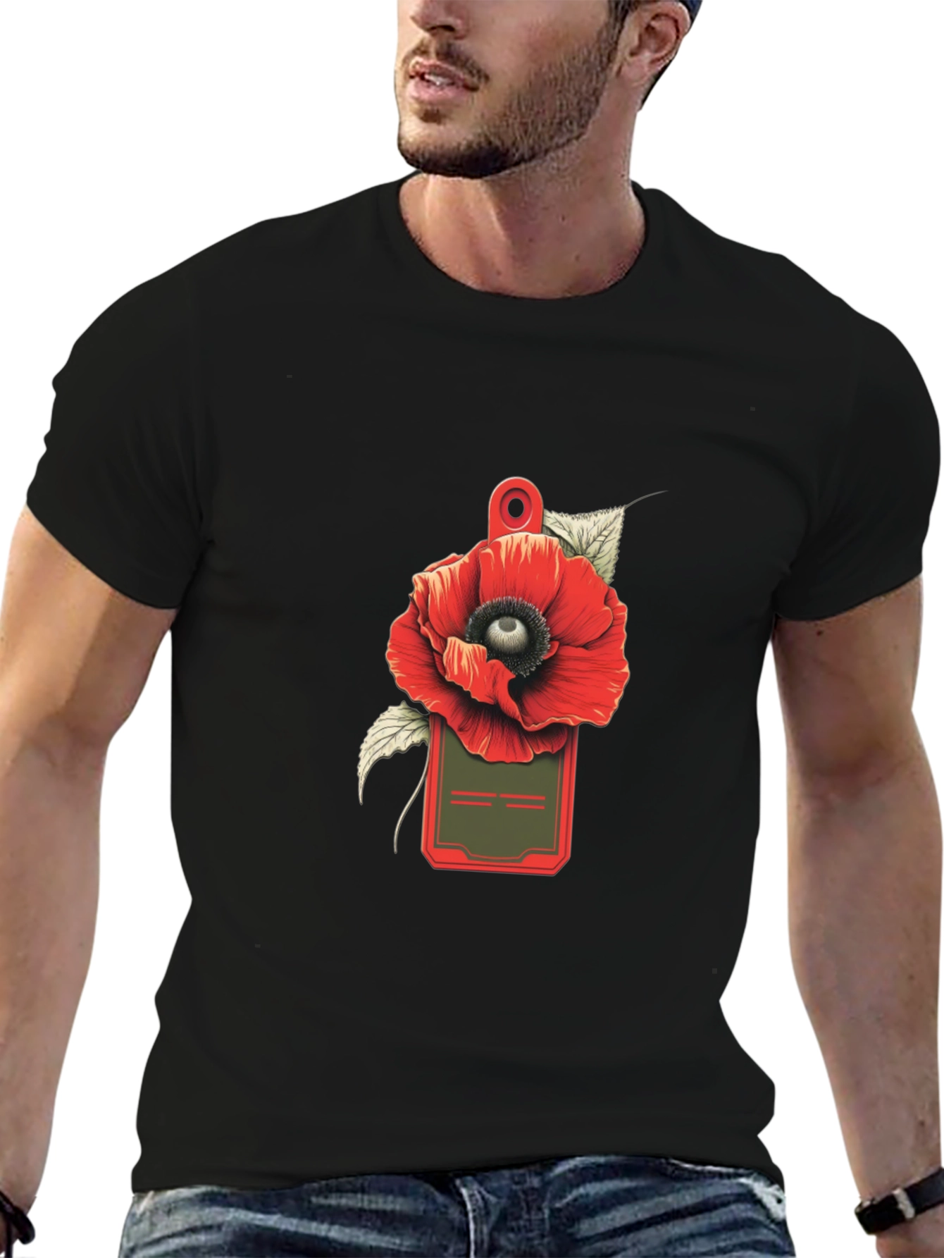 Poppy ID Badge Graphic Tee