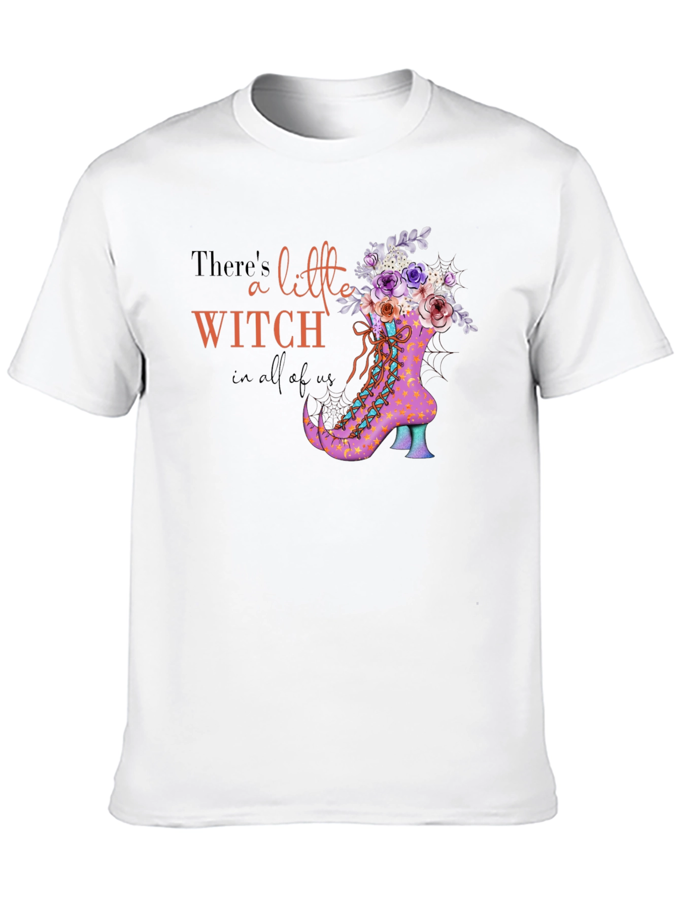 Witch Boot Halloween T-Shirt