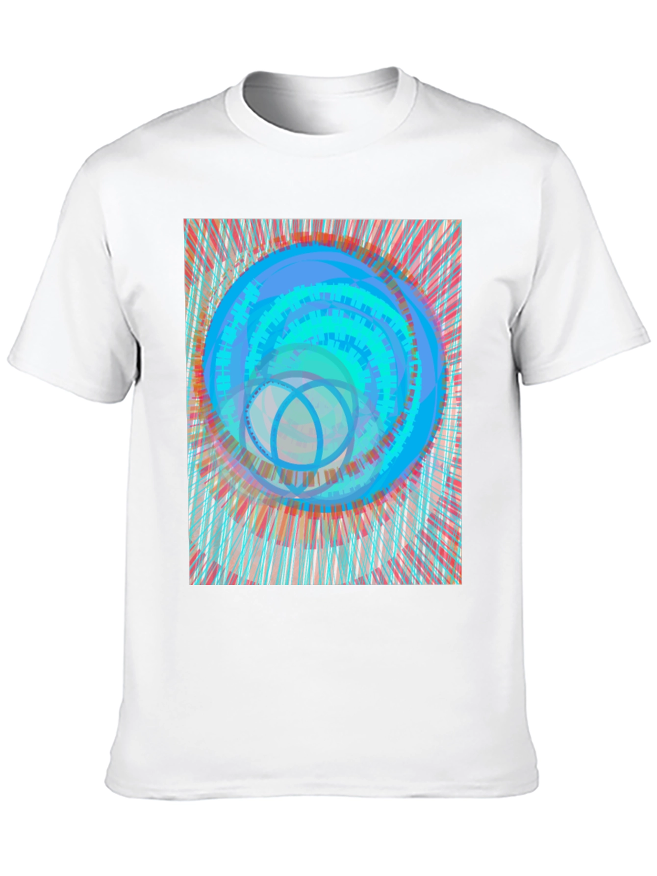 Abstract Art Tee - Modern Graphic Print T-Shirt