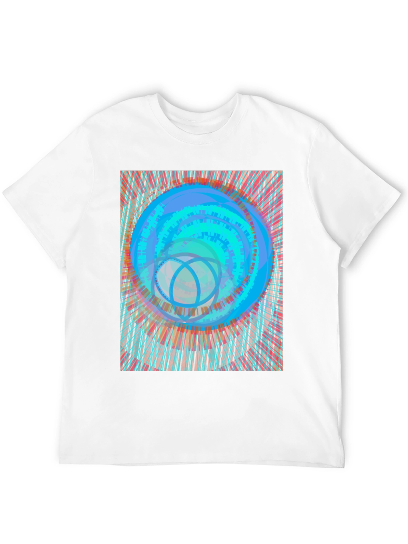 Abstract Art Tee - Modern Graphic Print T-Shirt