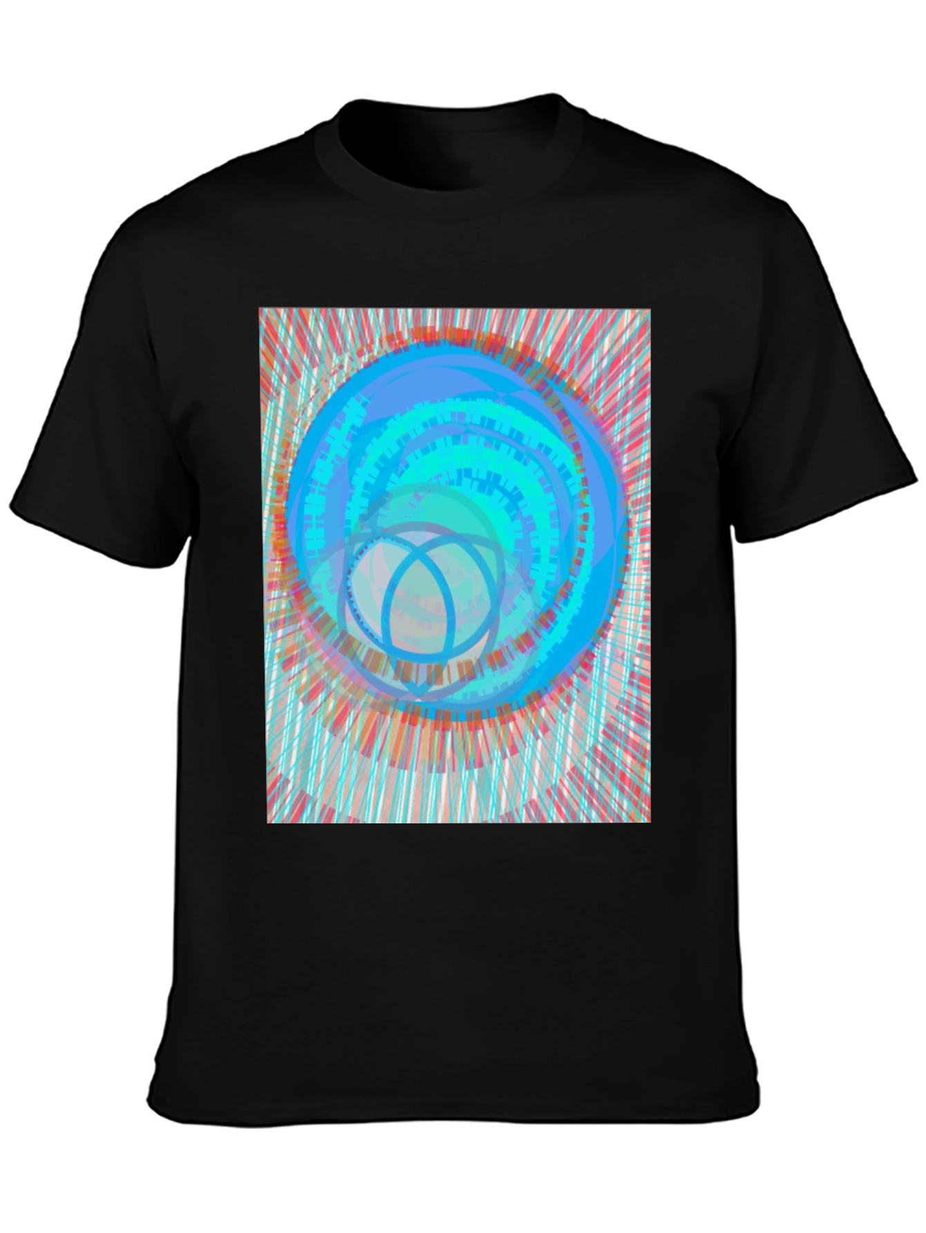 Abstract Art Tee - Modern Graphic Print T-Shirt