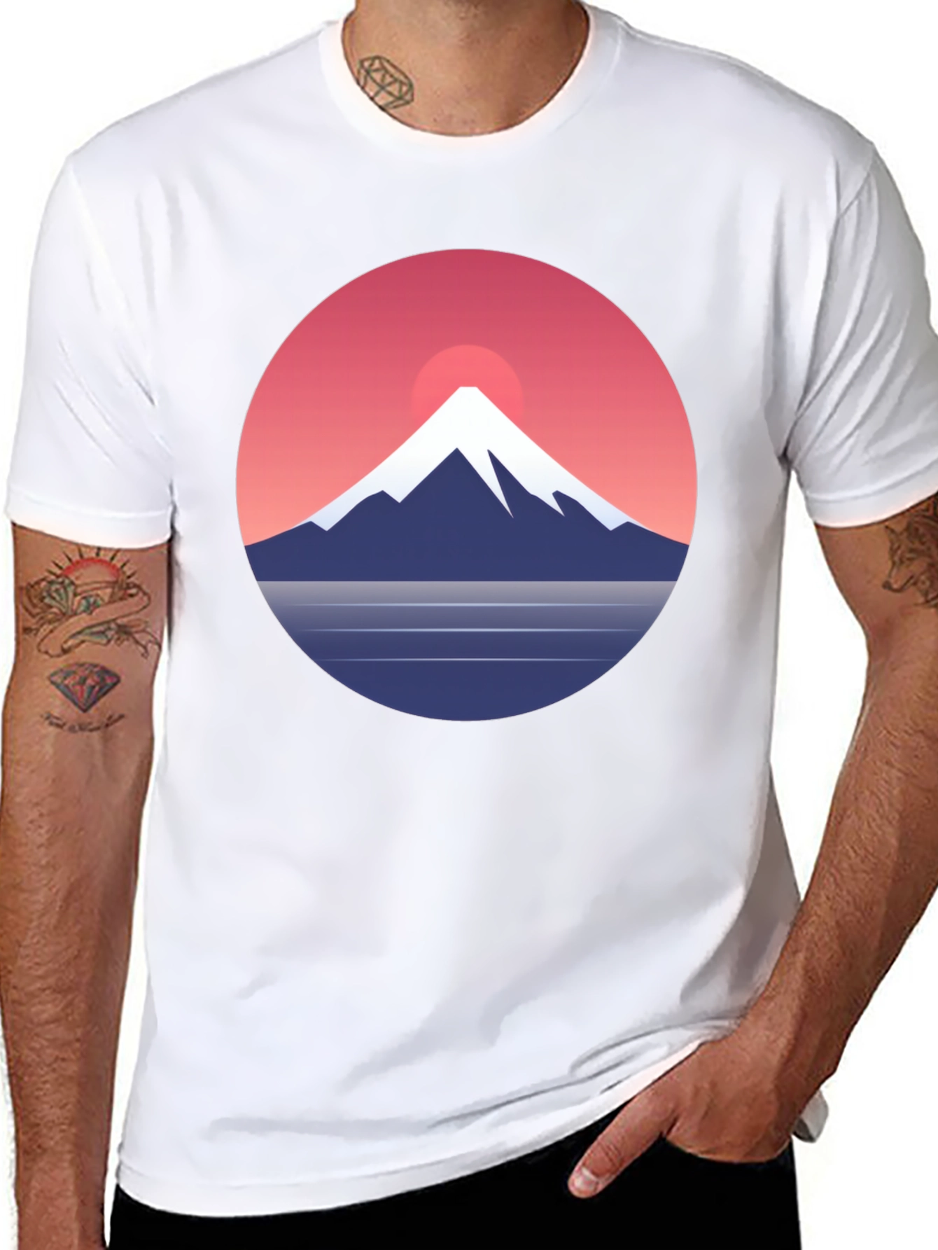 Mountain Sunset Graphic Tee