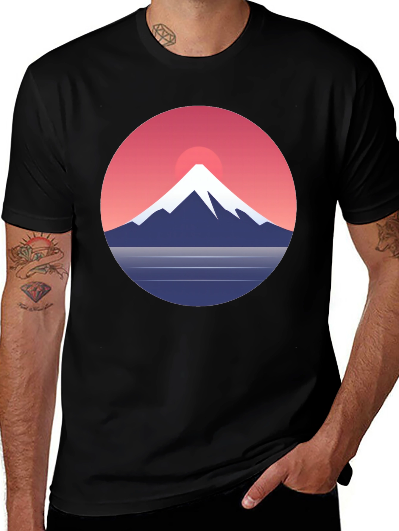 Mountain Sunset Graphic Tee