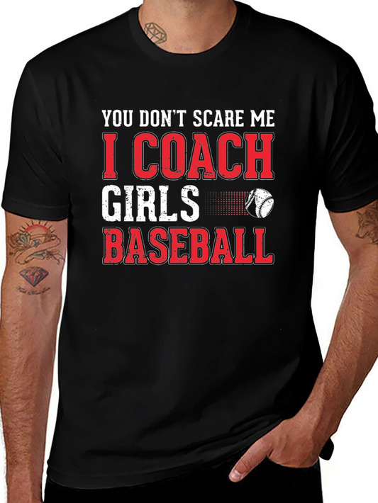 Coach Girls Baseball Graphic T-Shirt