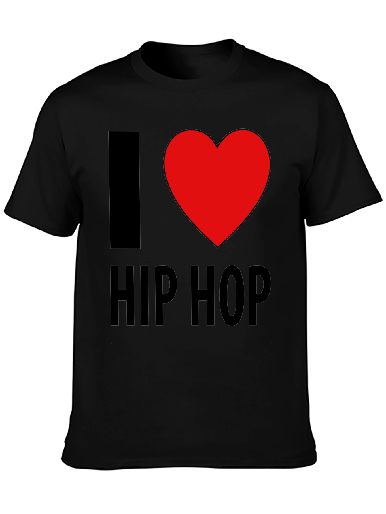 I Heart Hip Hop Black T-Shirt