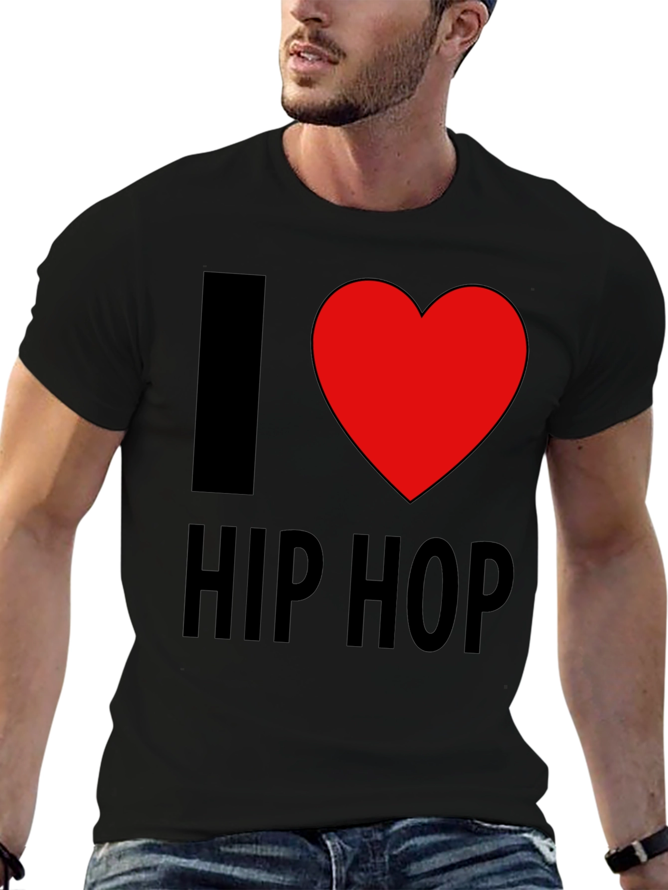 I Heart Hip Hop Black T-Shirt