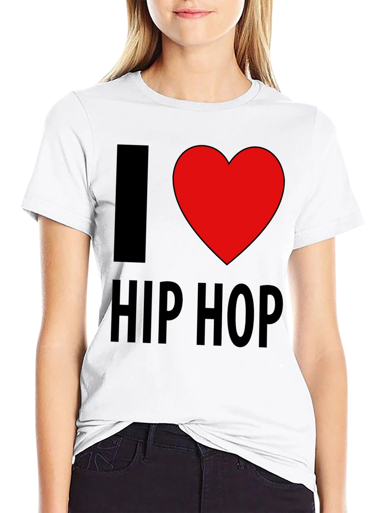 I Heart Hip Hop Black T-Shirt