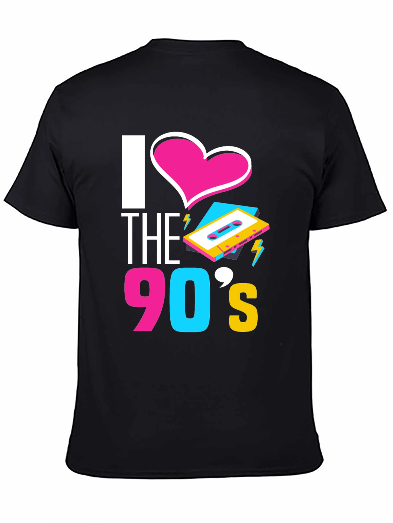 I Love the 90s T-Shirt Retro Cassette Graphic Tee