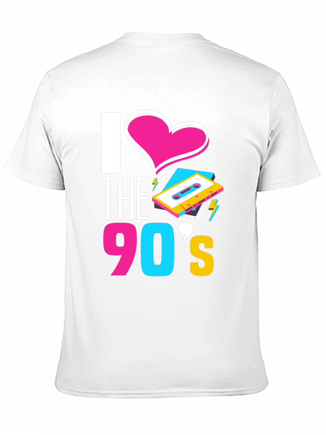 I Love the 90s T-Shirt Retro Cassette Graphic Tee