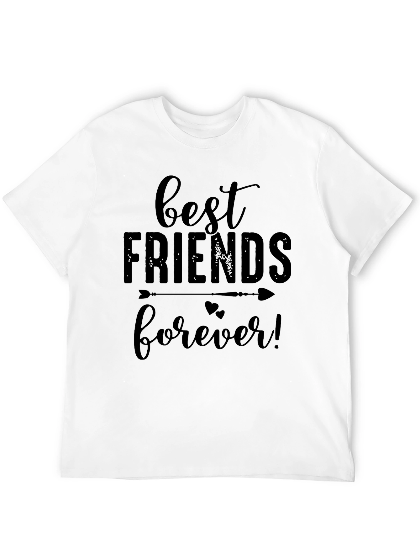 Best Friends Forever Black T-Shirt