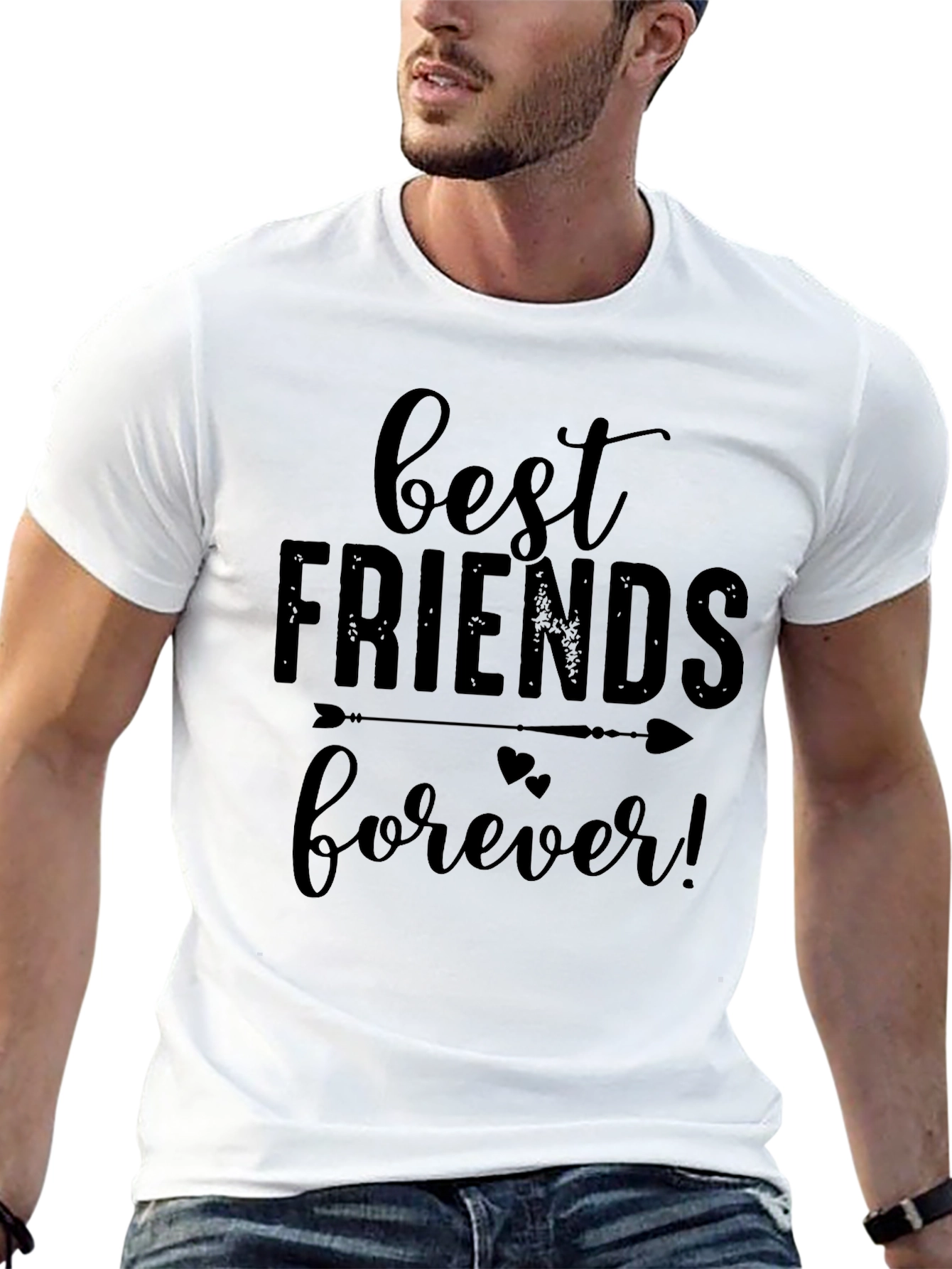 Best Friends Forever Black T-Shirt