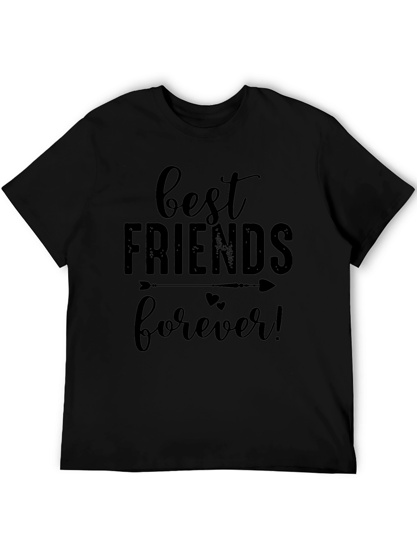 Best Friends Forever Black T-Shirt