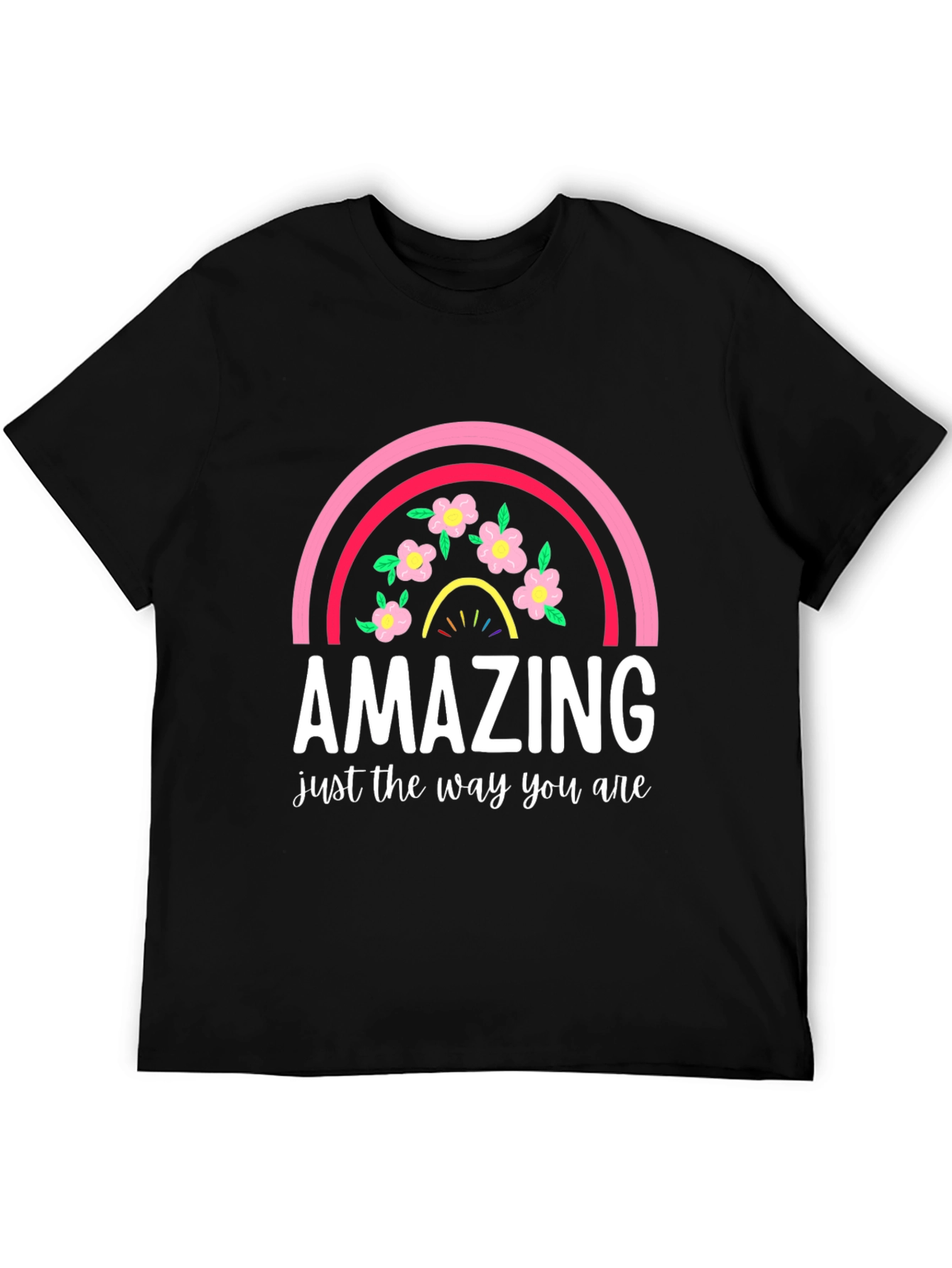 Amazing Rainbow Floral T-Shirt