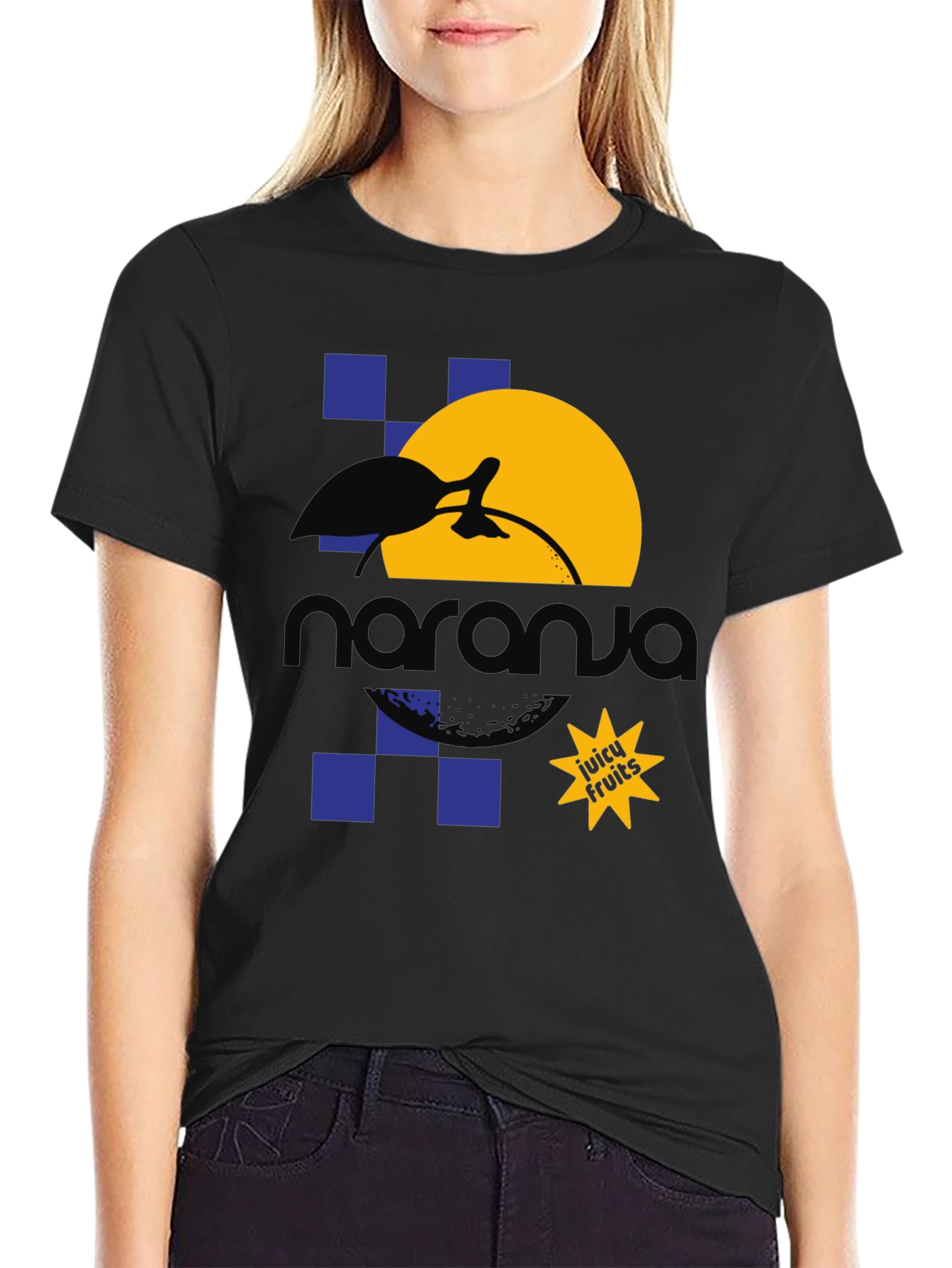 Naranja Graphic T-Shirt - Retro Fruit Design