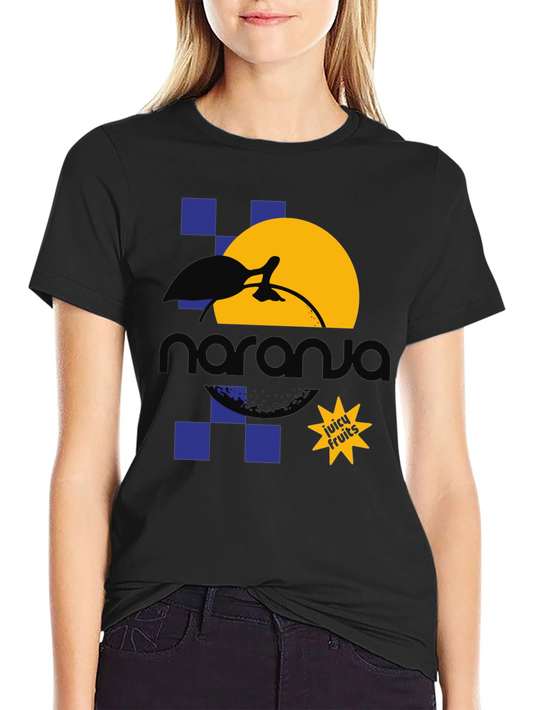 Naranja Graphic T-Shirt - Retro Fruit Design