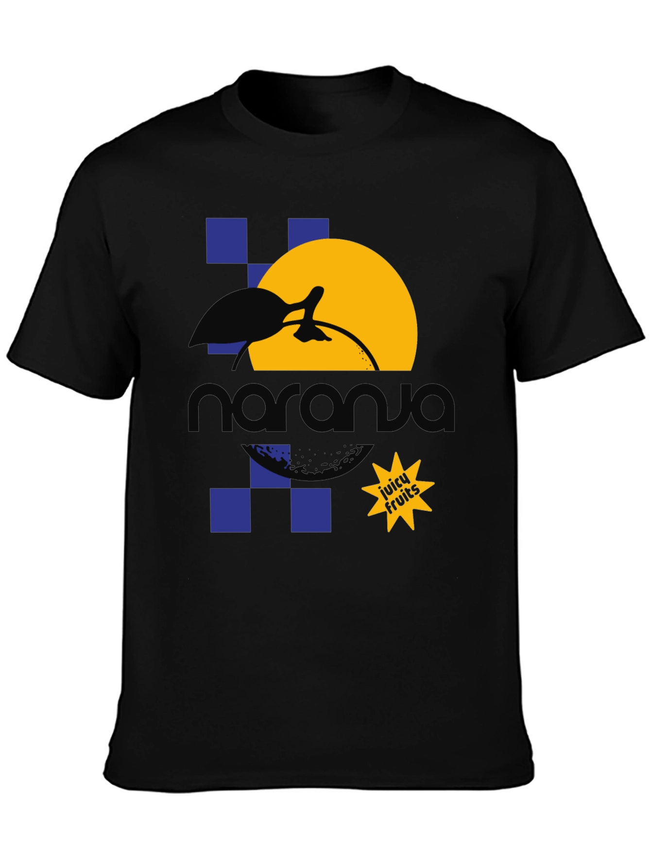 Naranja Graphic T-Shirt - Retro Fruit Design