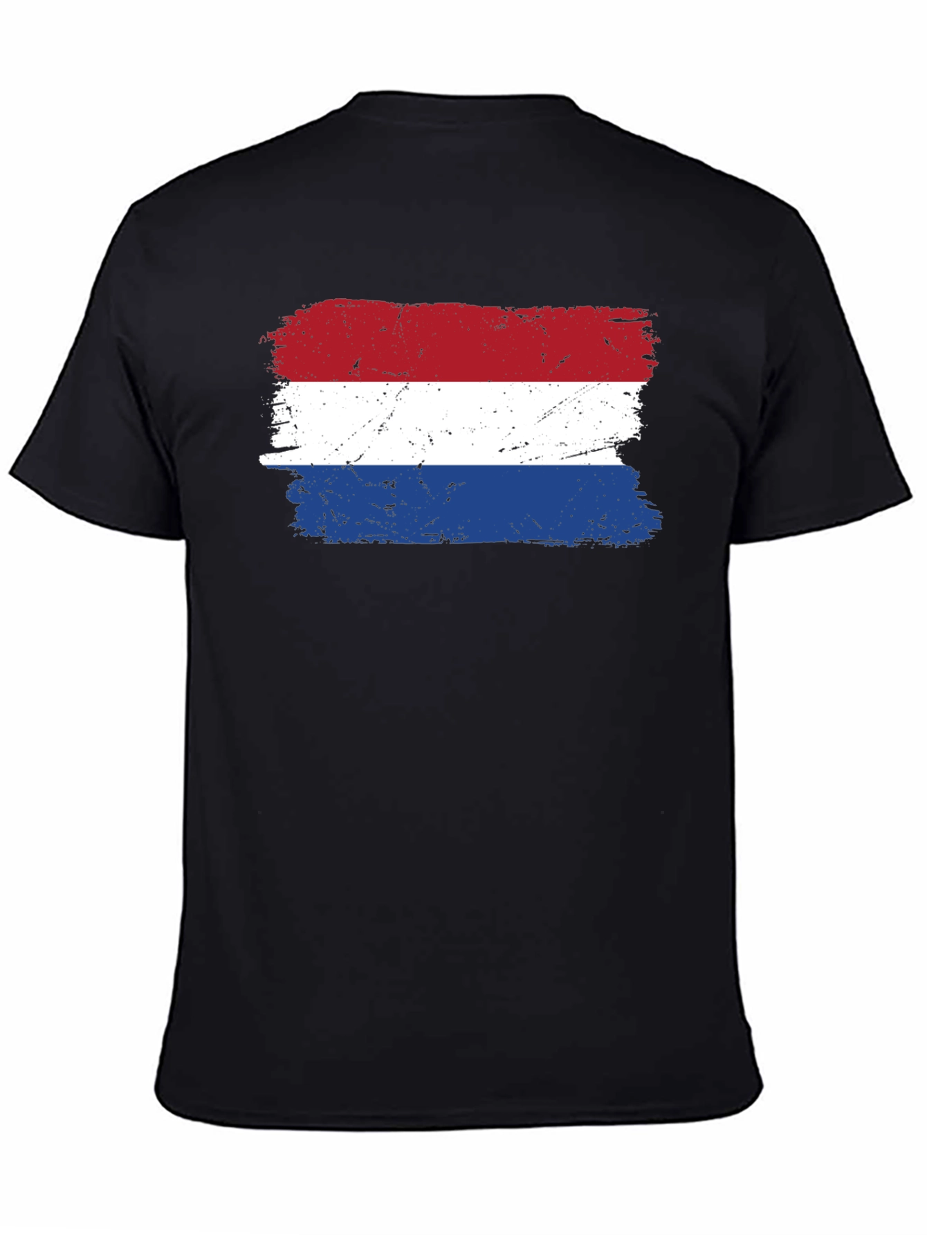 Netherlands Flag Grunge T-Shirt