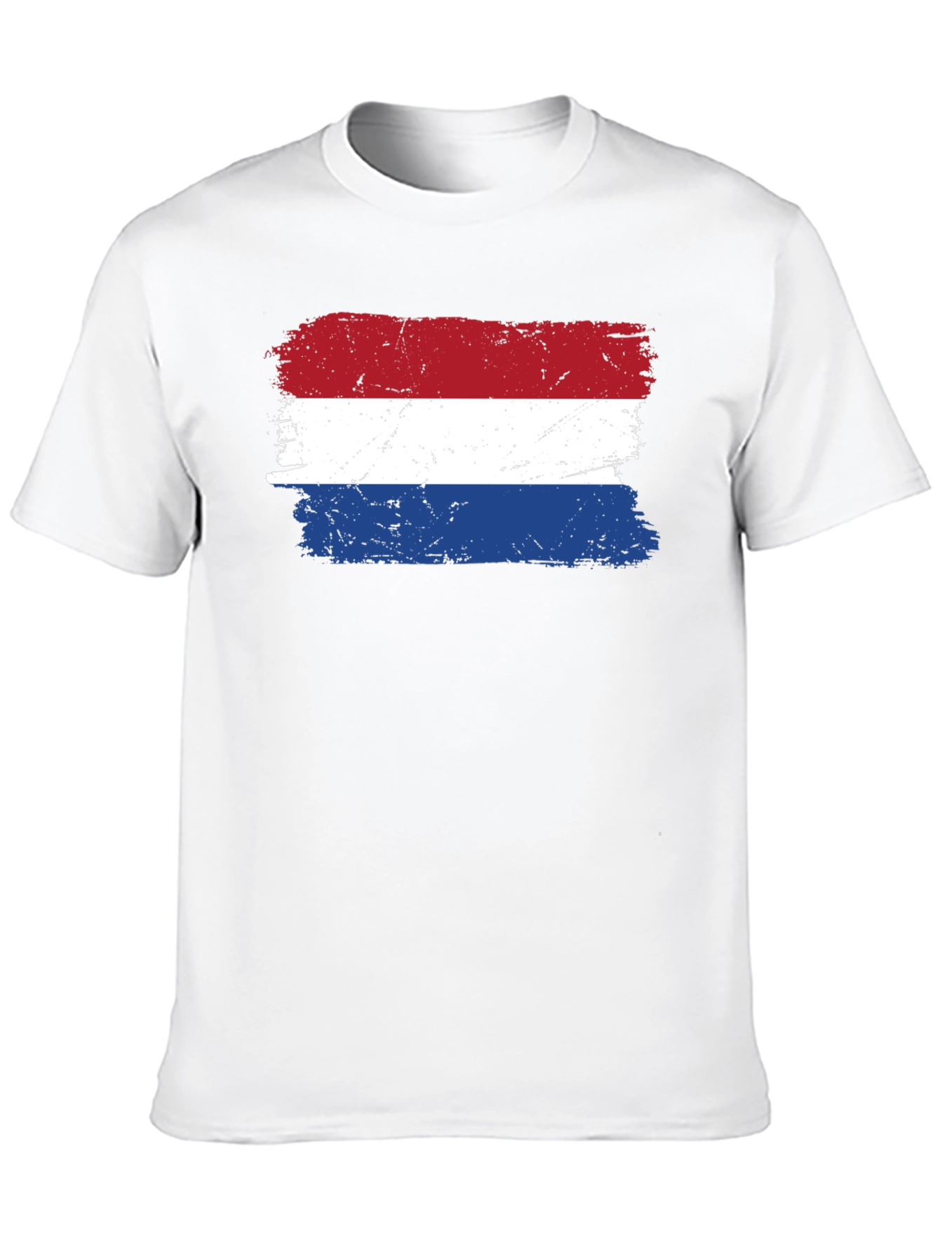 Netherlands Flag Grunge T-Shirt