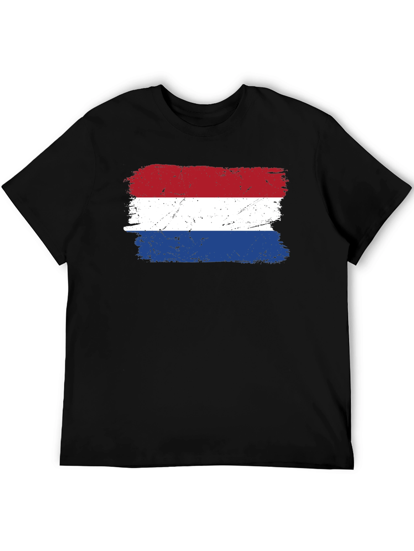 Netherlands Flag Grunge T-Shirt