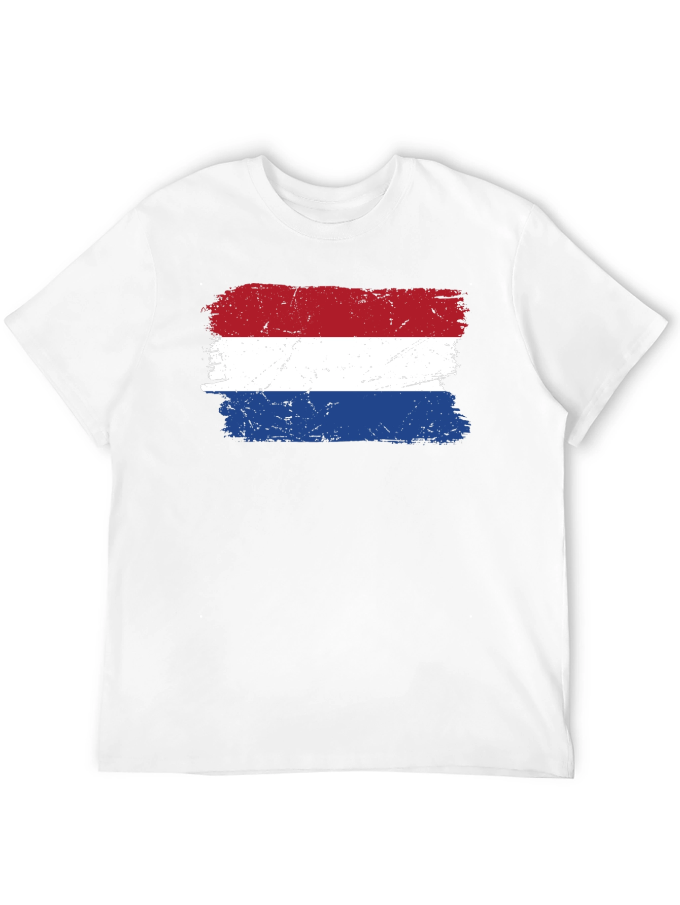 Netherlands Flag Grunge T-Shirt