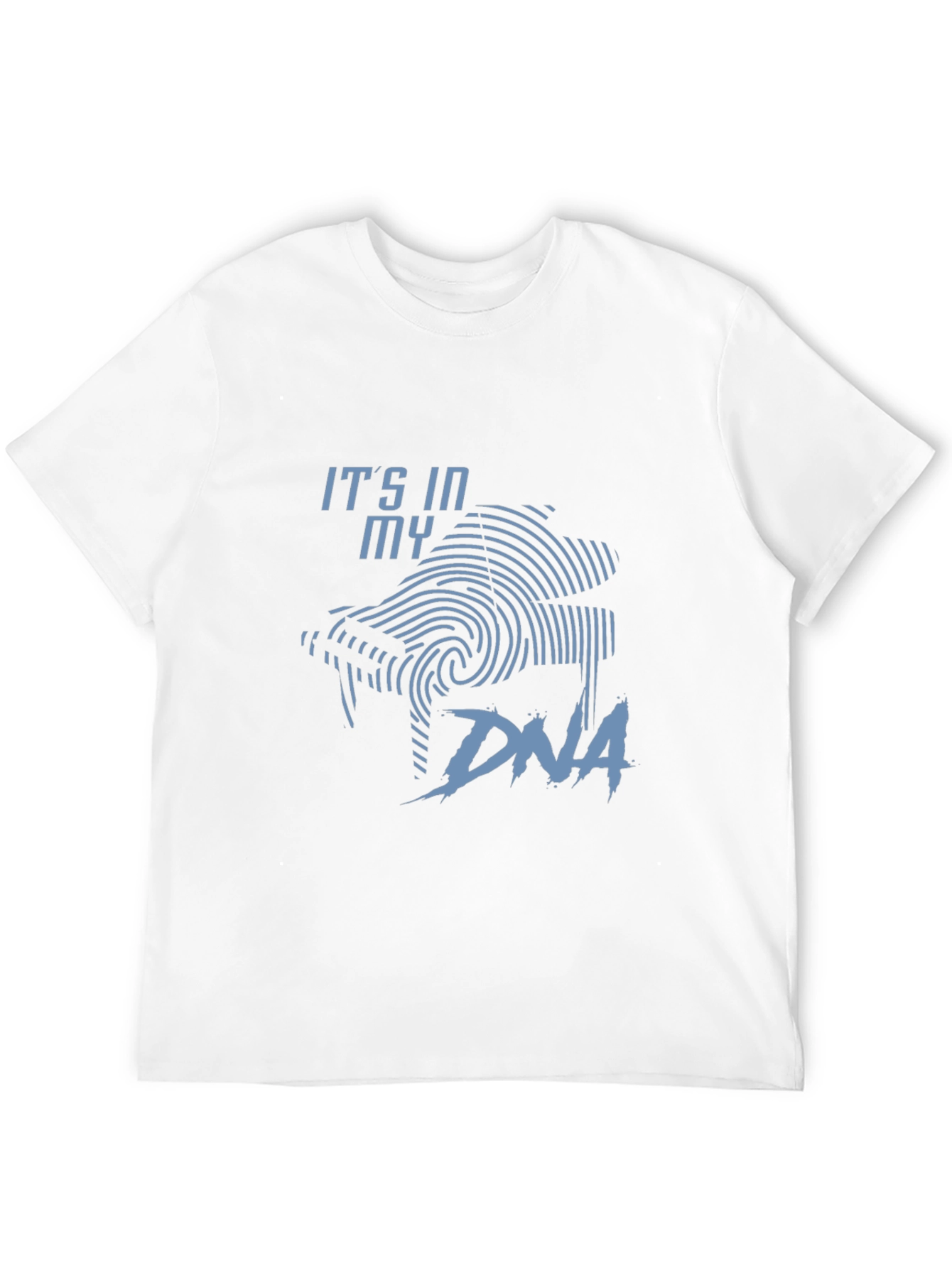 Piano DNA Graphic Tee - Music Lover Shirt