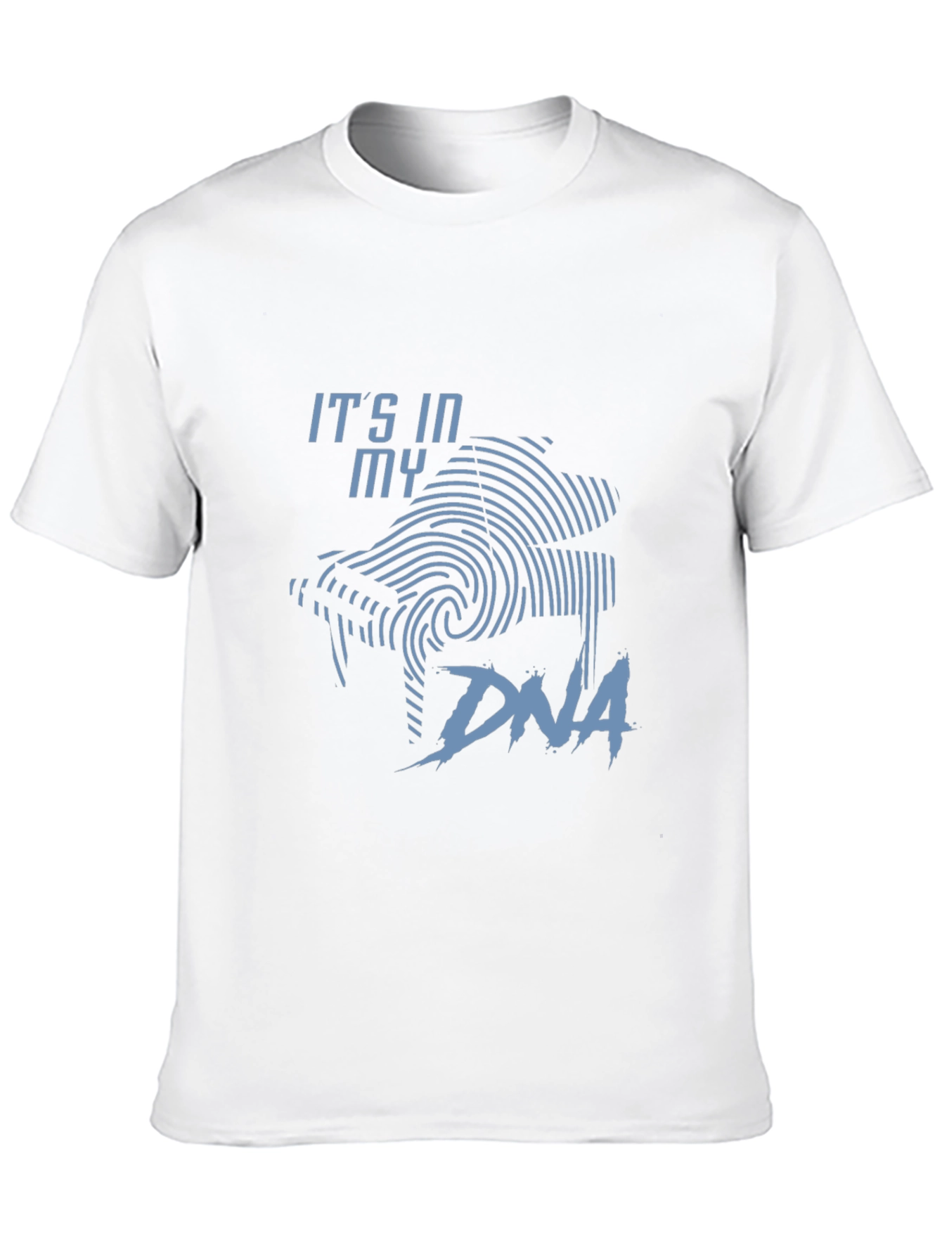 Piano DNA Graphic Tee - Music Lover Shirt