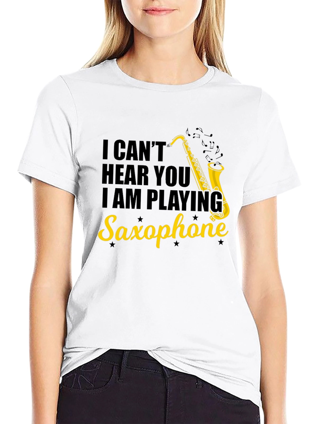 Saxophone Player Graphic Tee - Music Lover Gift