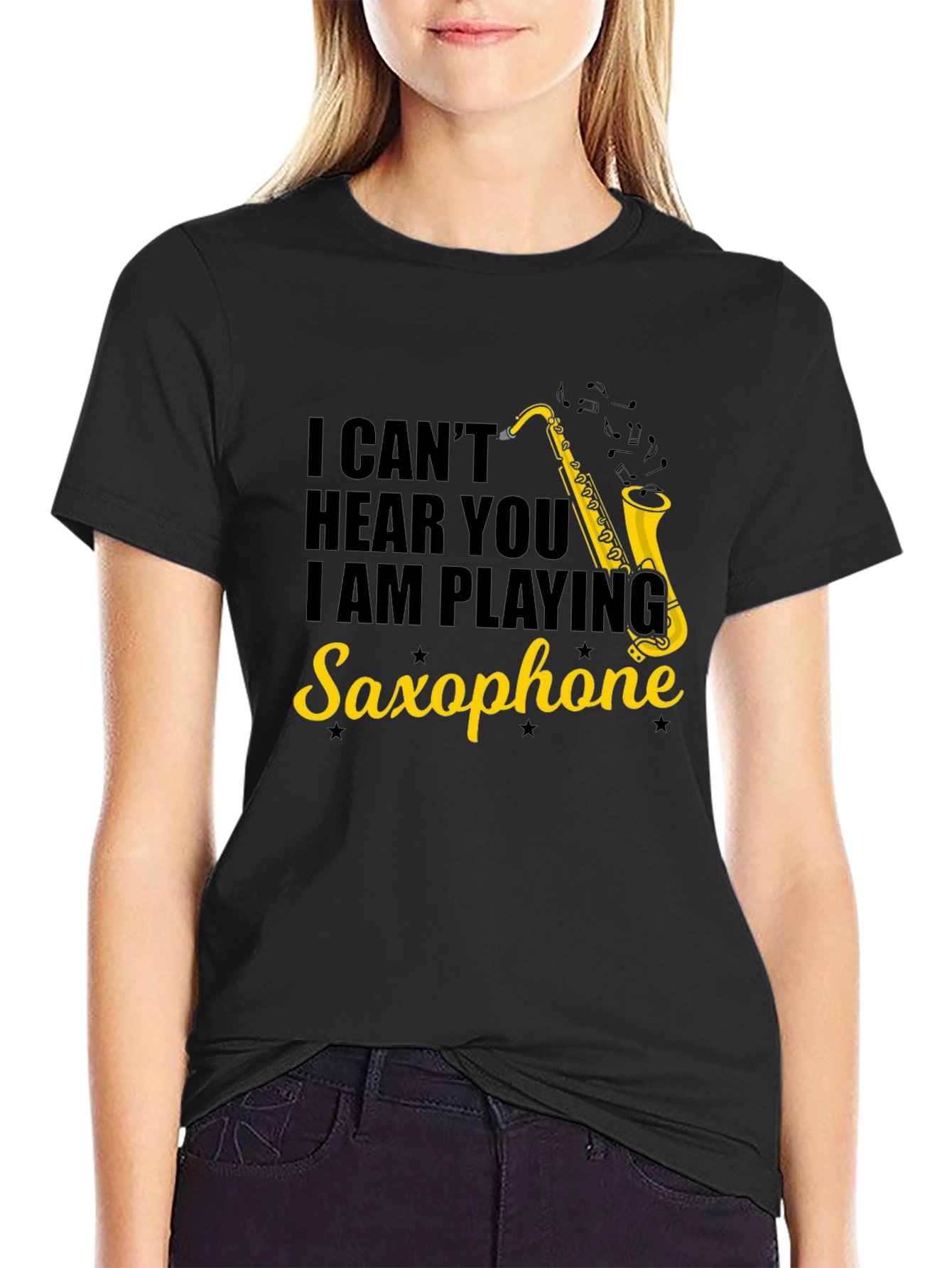 Saxophone Player Graphic Tee - Music Lover Gift