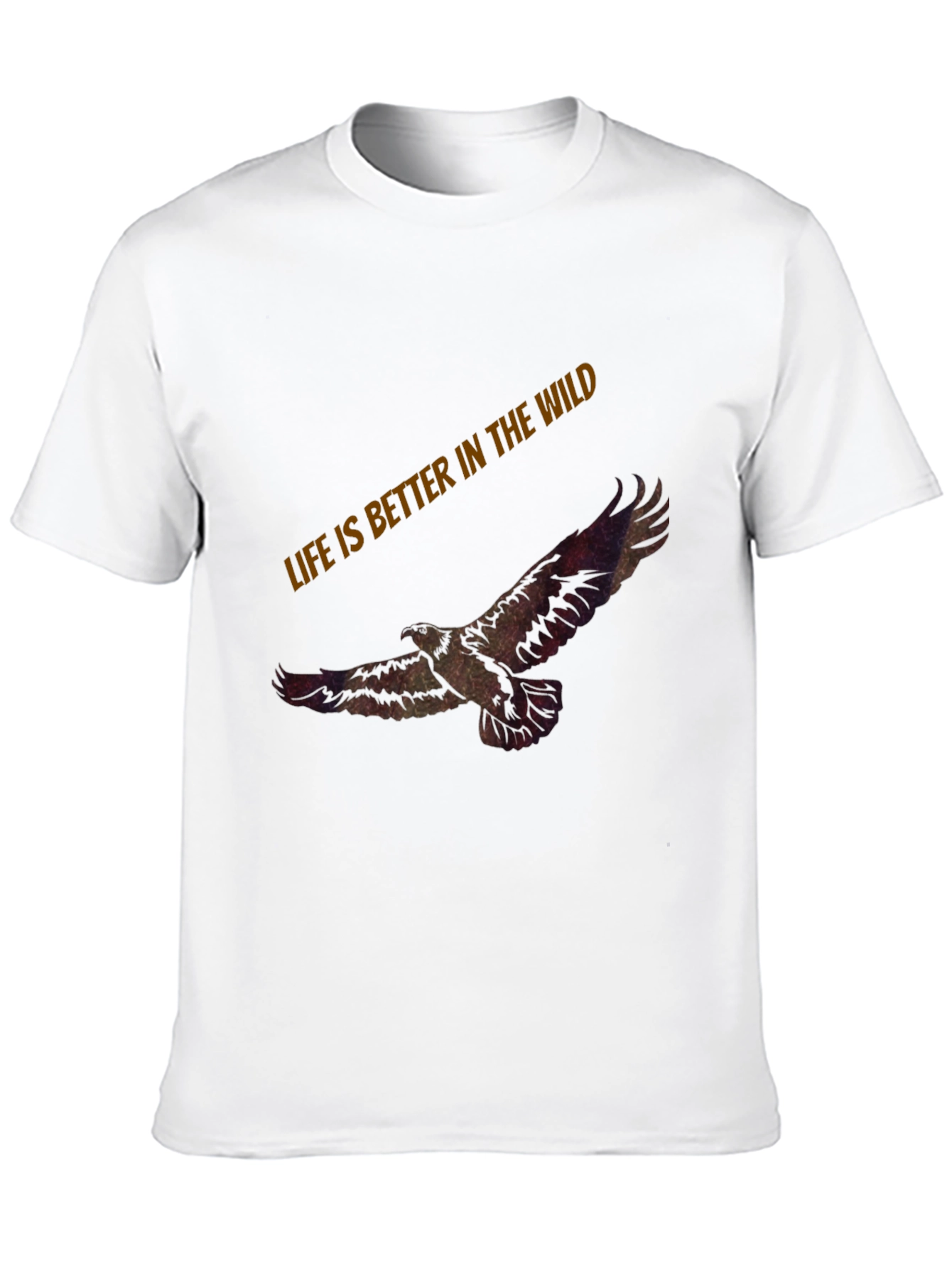 Wild Eagle Graphic Black T-Shirt