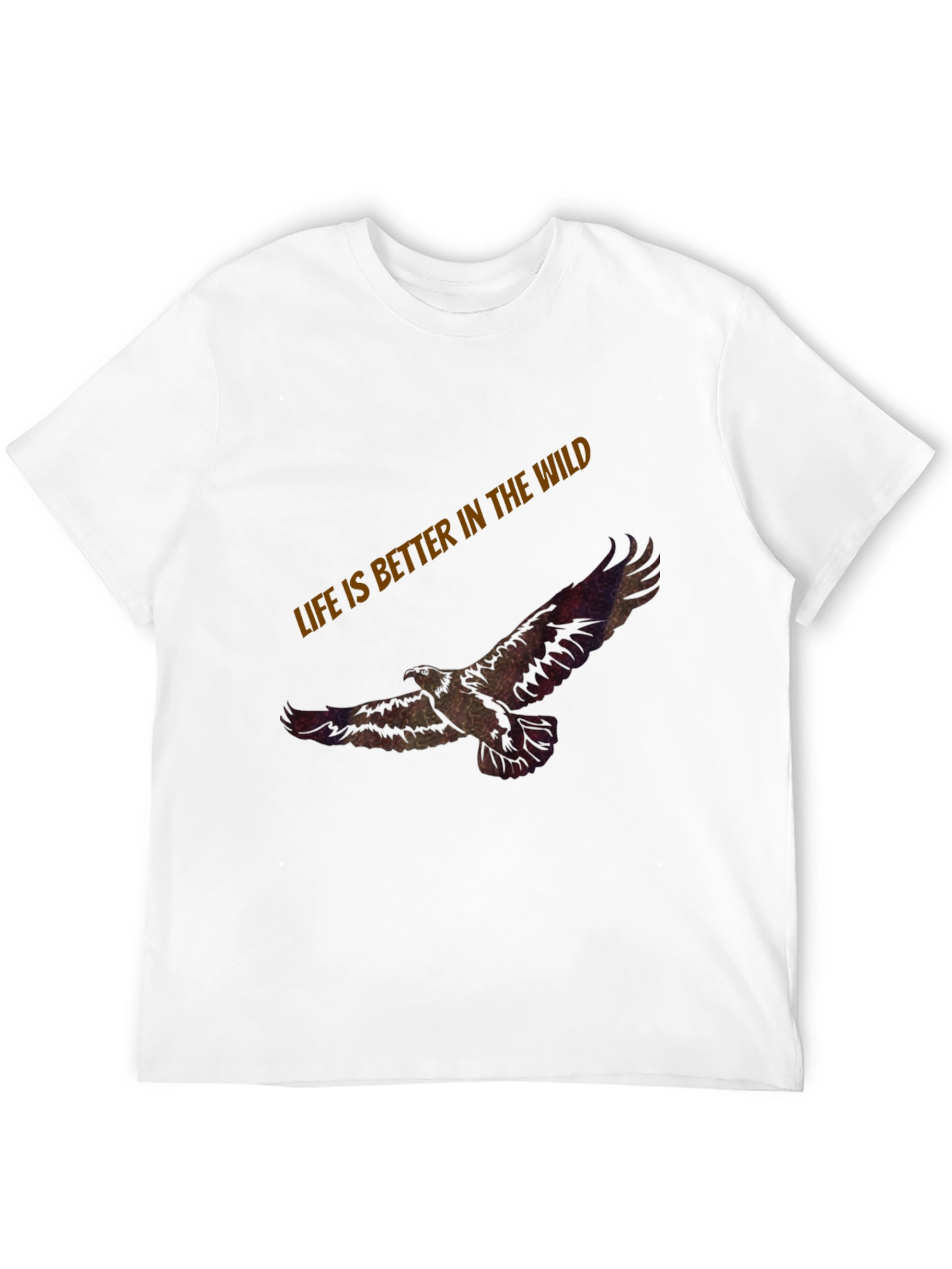 Wild Eagle Graphic Black T-Shirt