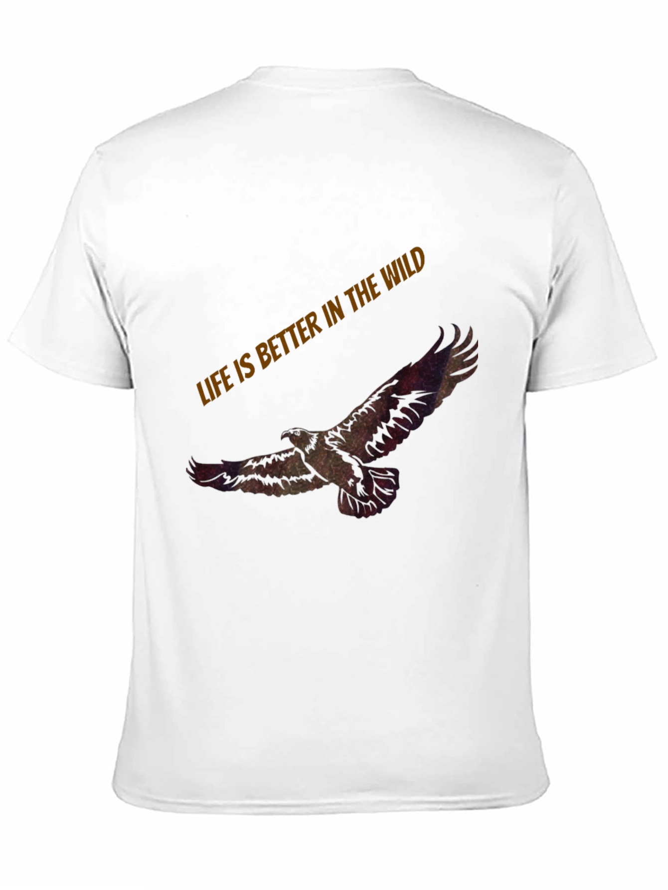 Wild Eagle Graphic Black T-Shirt