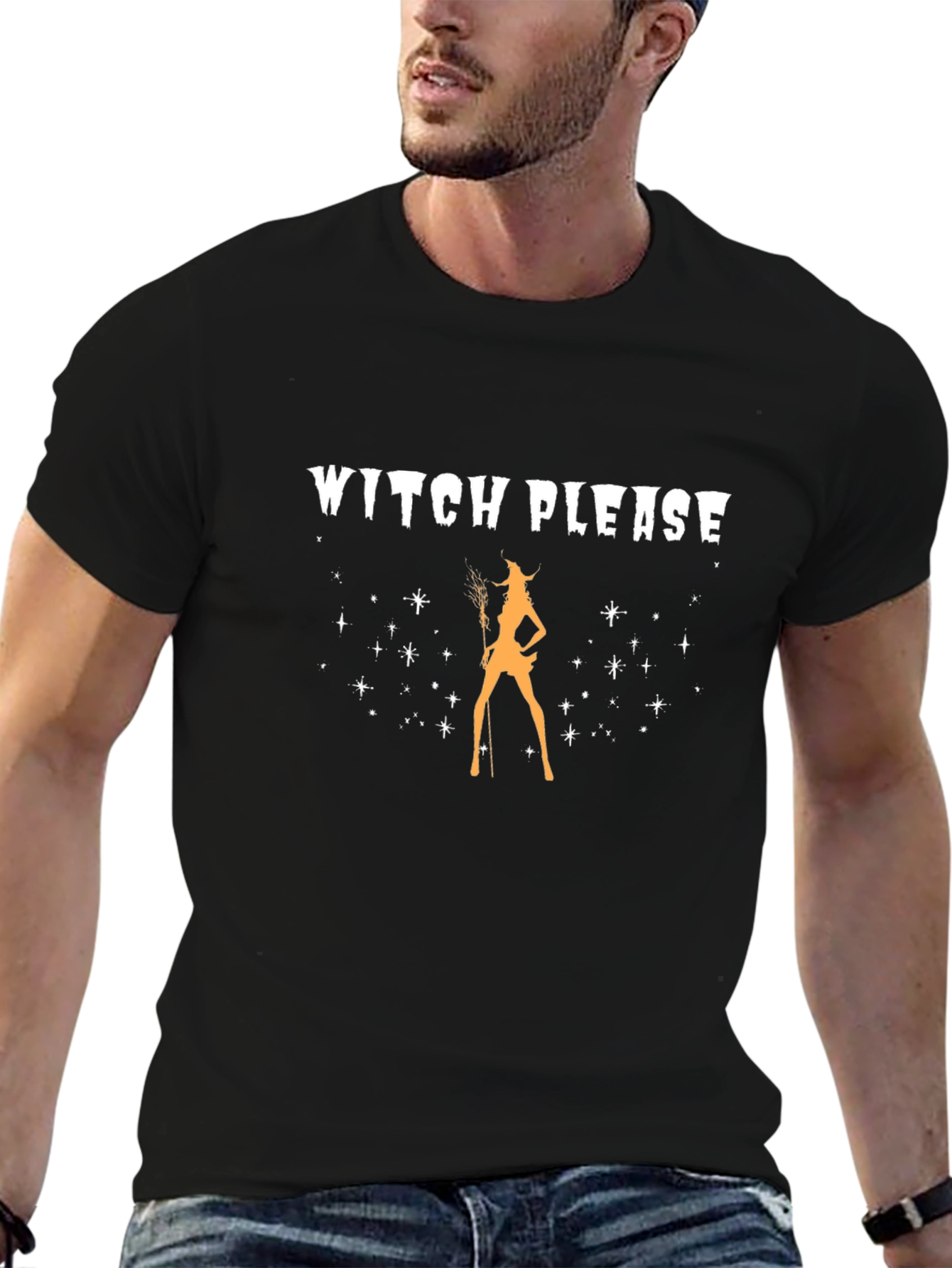 Witch Please Graphic Tee - Halloween Costume Apparel