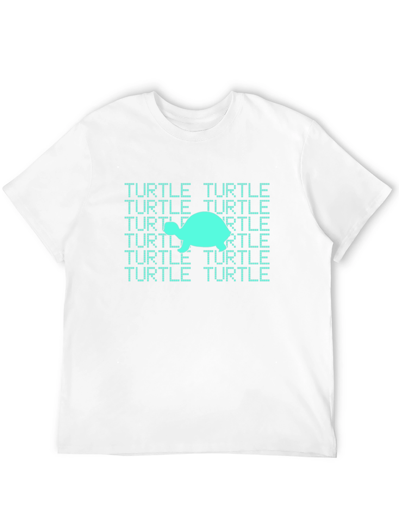 Turtle Graphic Tee - Pixel Art Sea Turtle Shirt