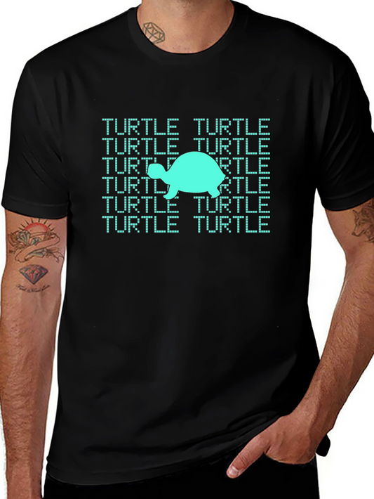 Turtle Graphic Tee - Pixel Art Sea Turtle Shirt