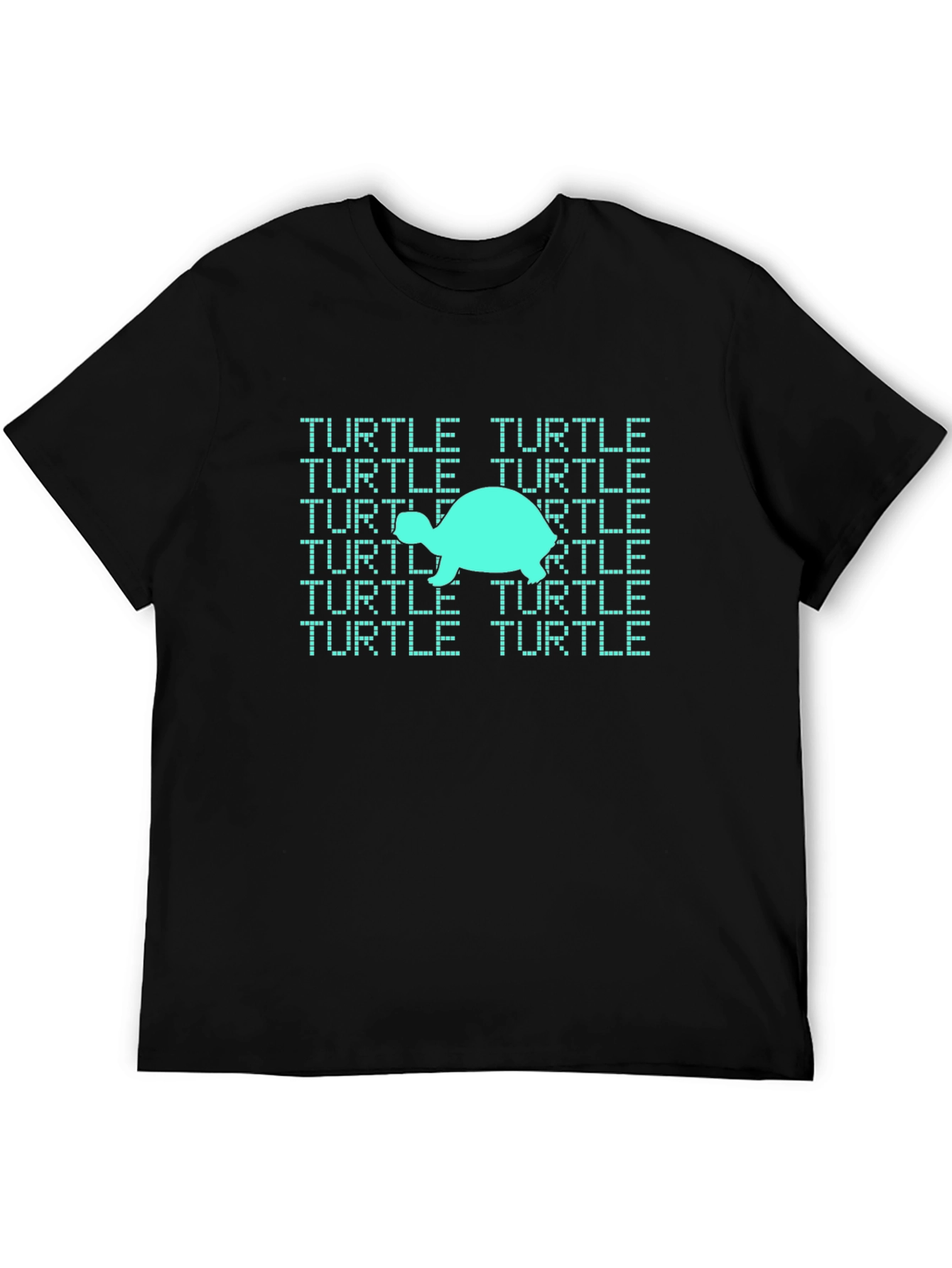 Turtle Graphic Tee - Pixel Art Sea Turtle Shirt