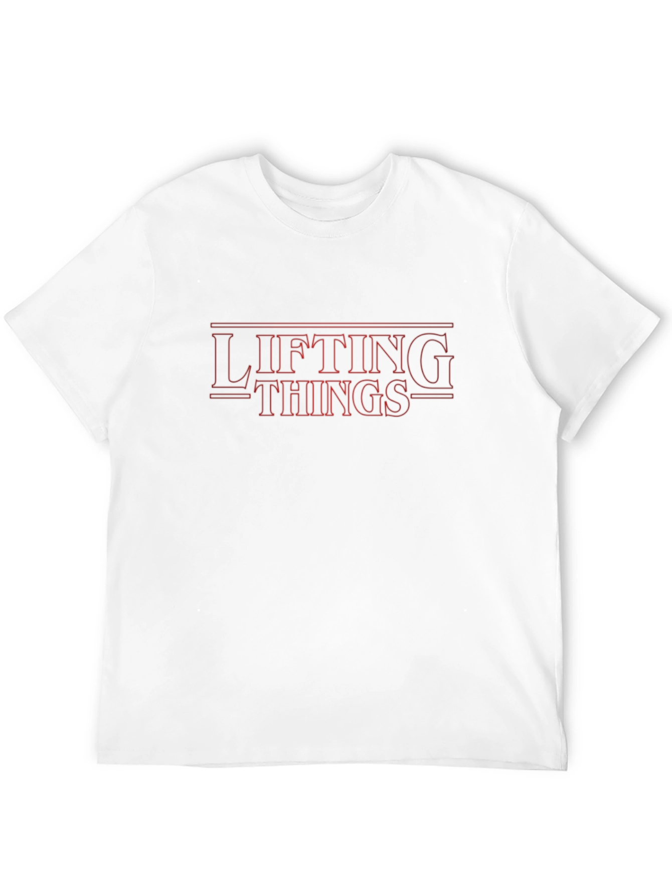 Lifting Things Black Graphic T-Shirt