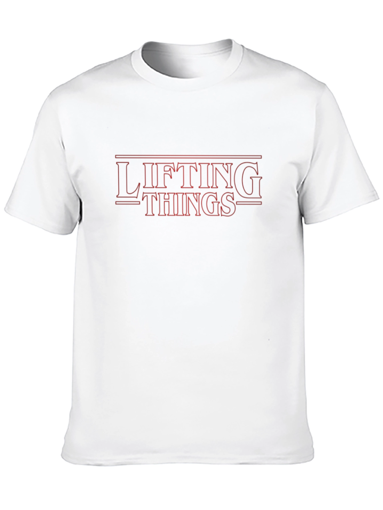 Lifting Things Black Graphic T-Shirt